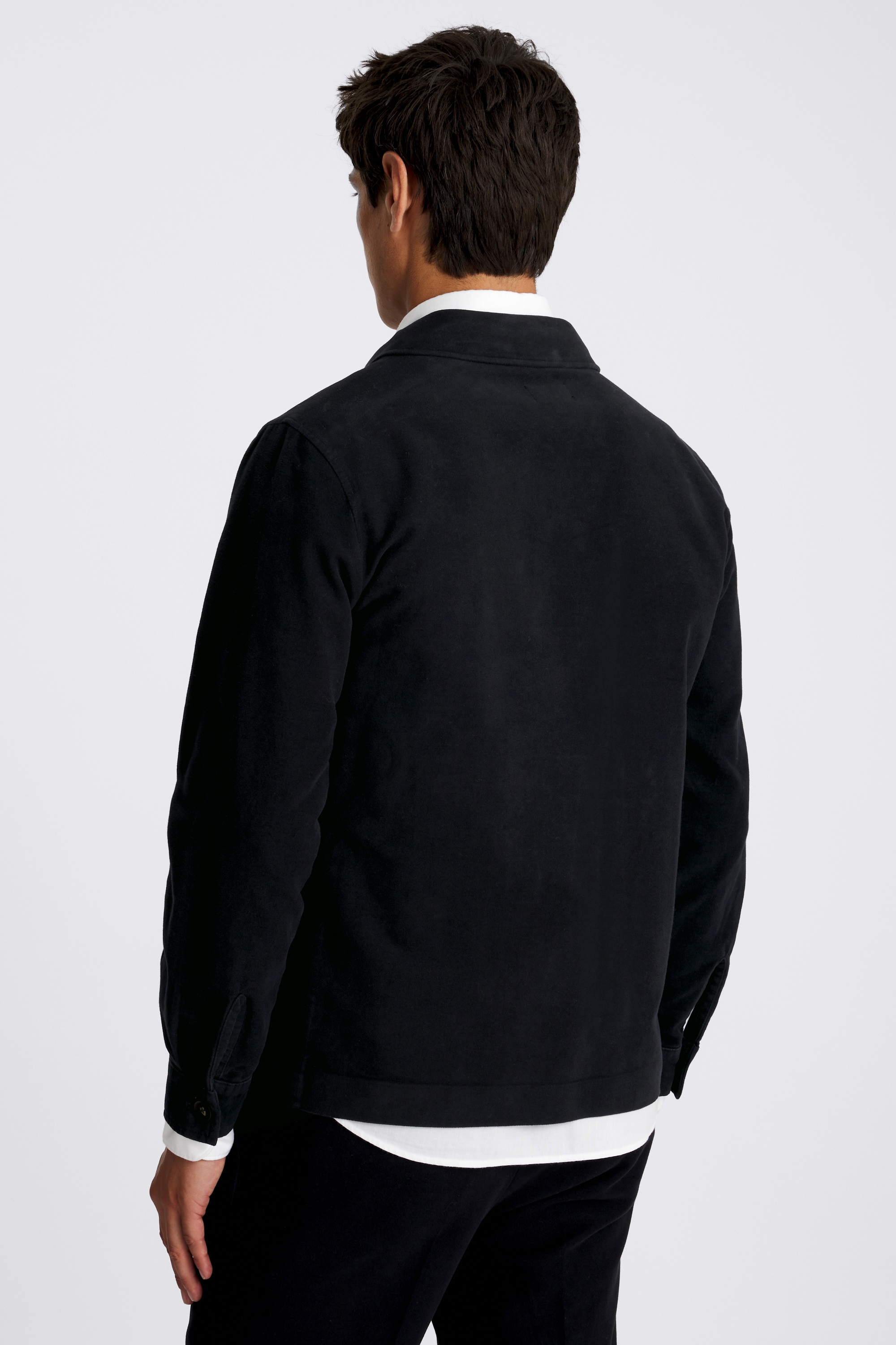 Navy Moleskin Shacket