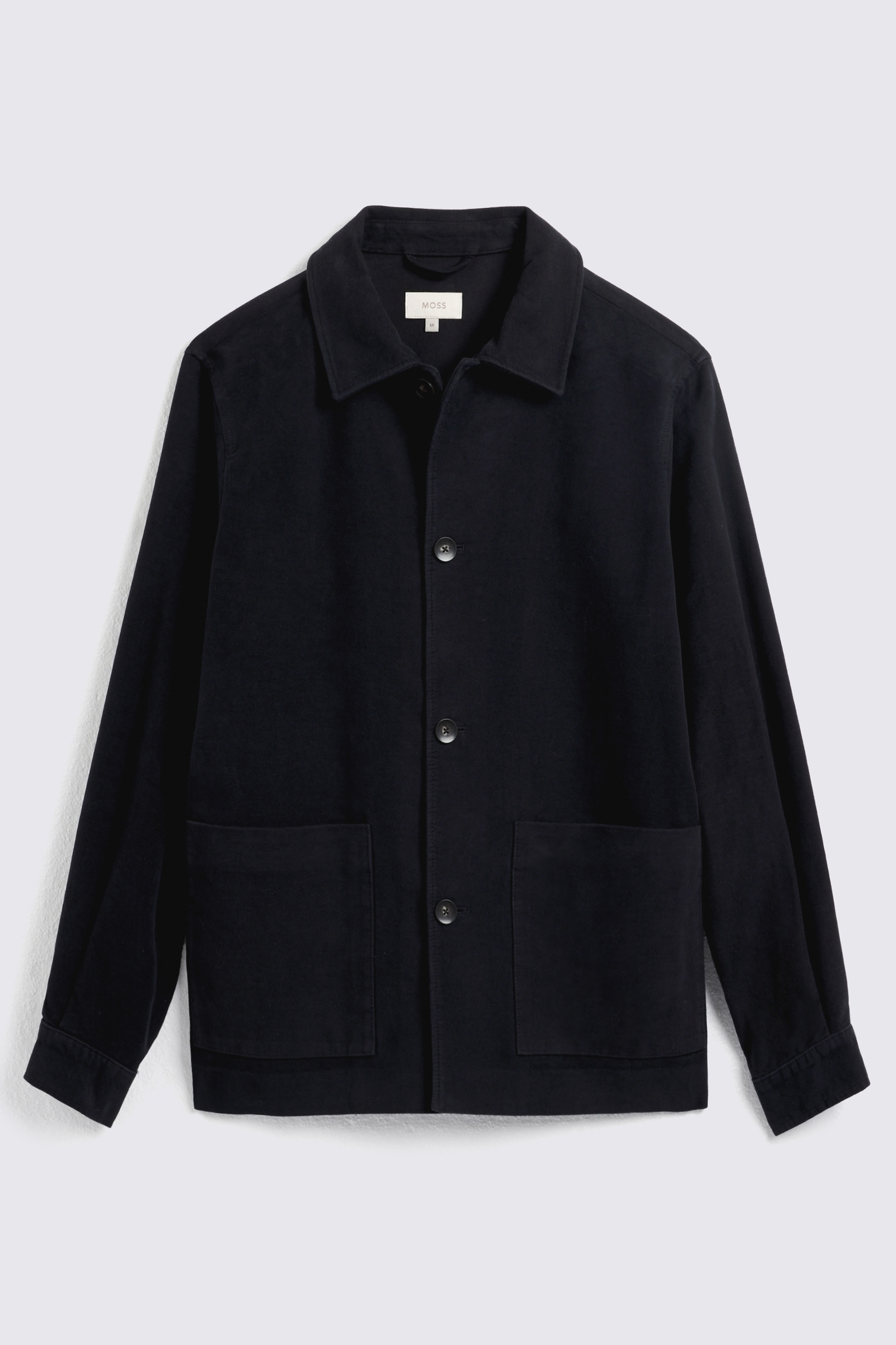 Navy Moleskin Shacket