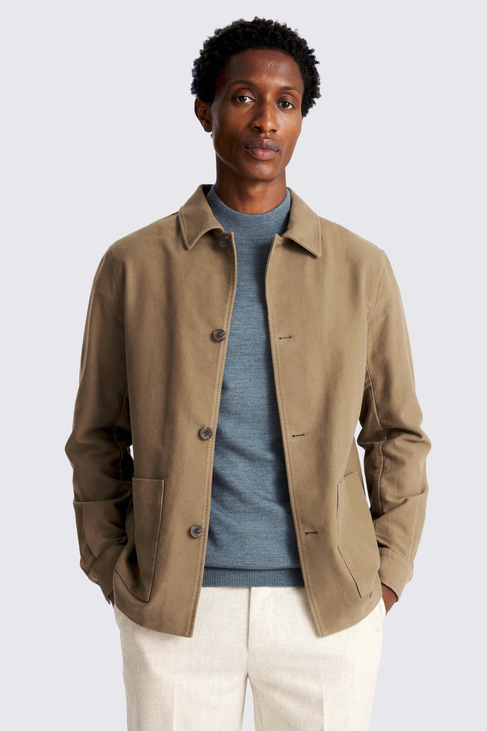 Gold Moleskin Shacket