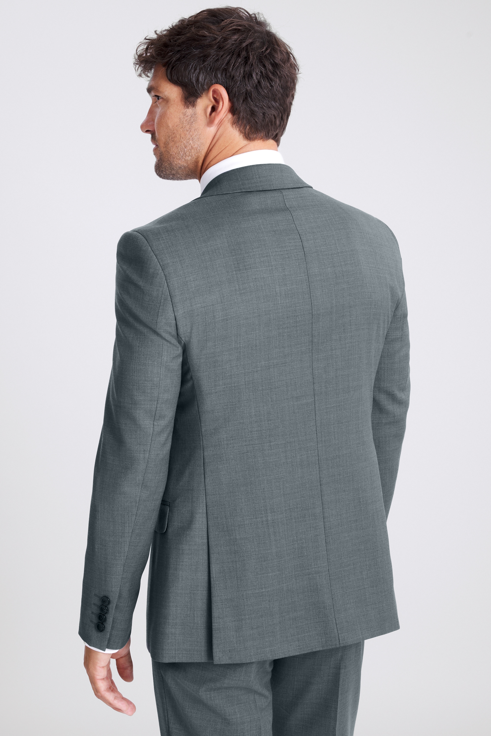 DKNY Slim Fit Teal Suit