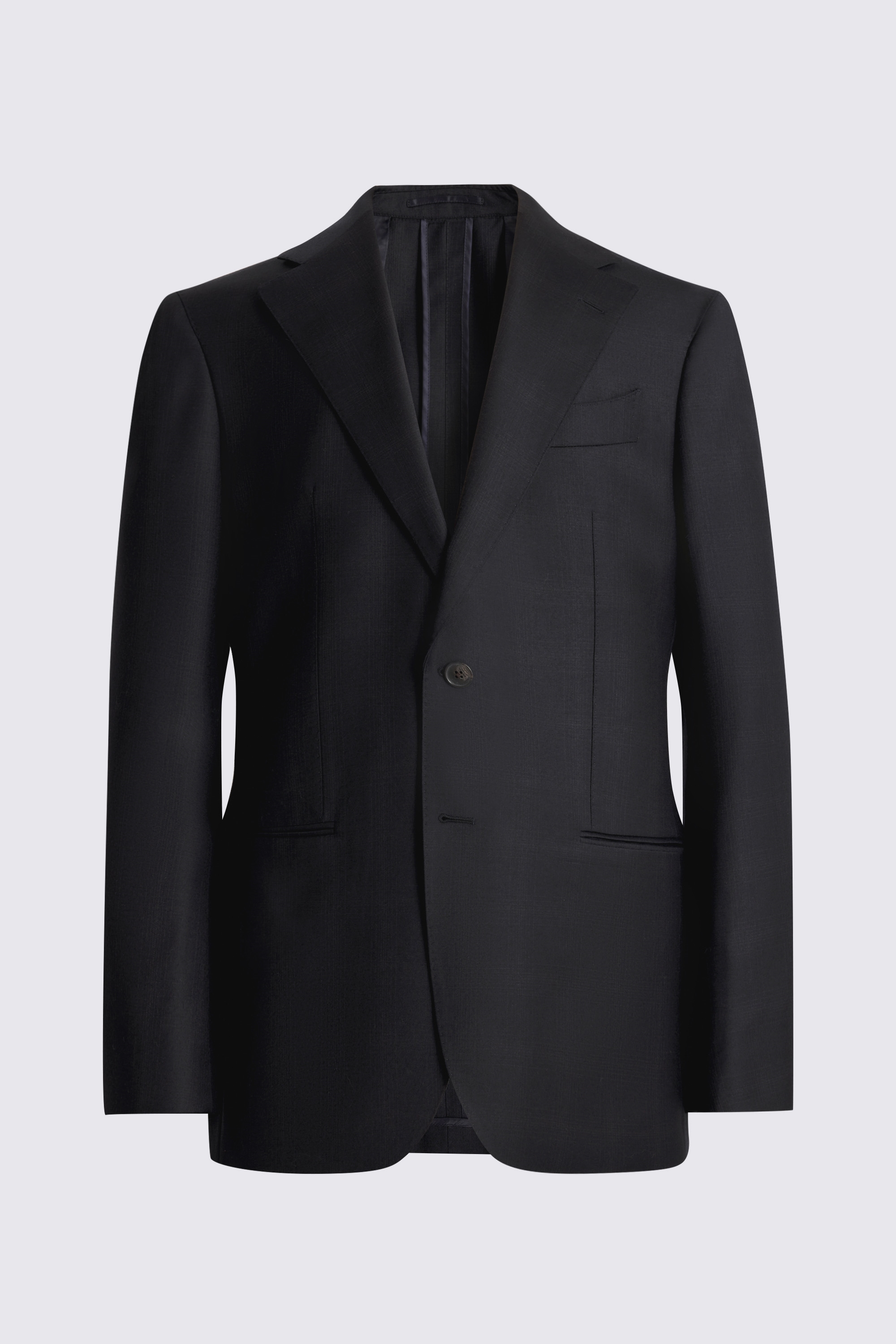 Italian Tailored Fit Navy Check Suit