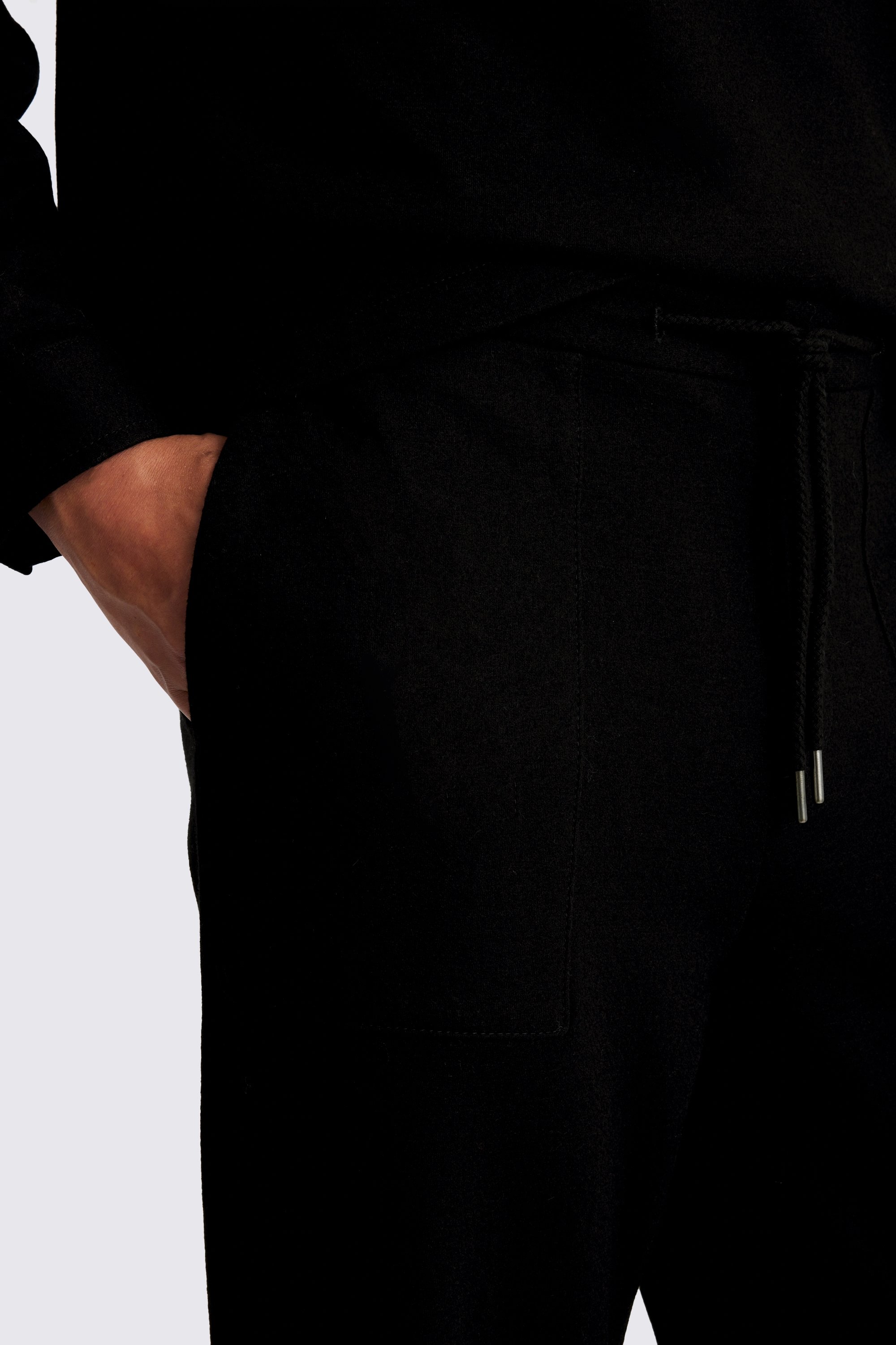 Black Knit Trousers