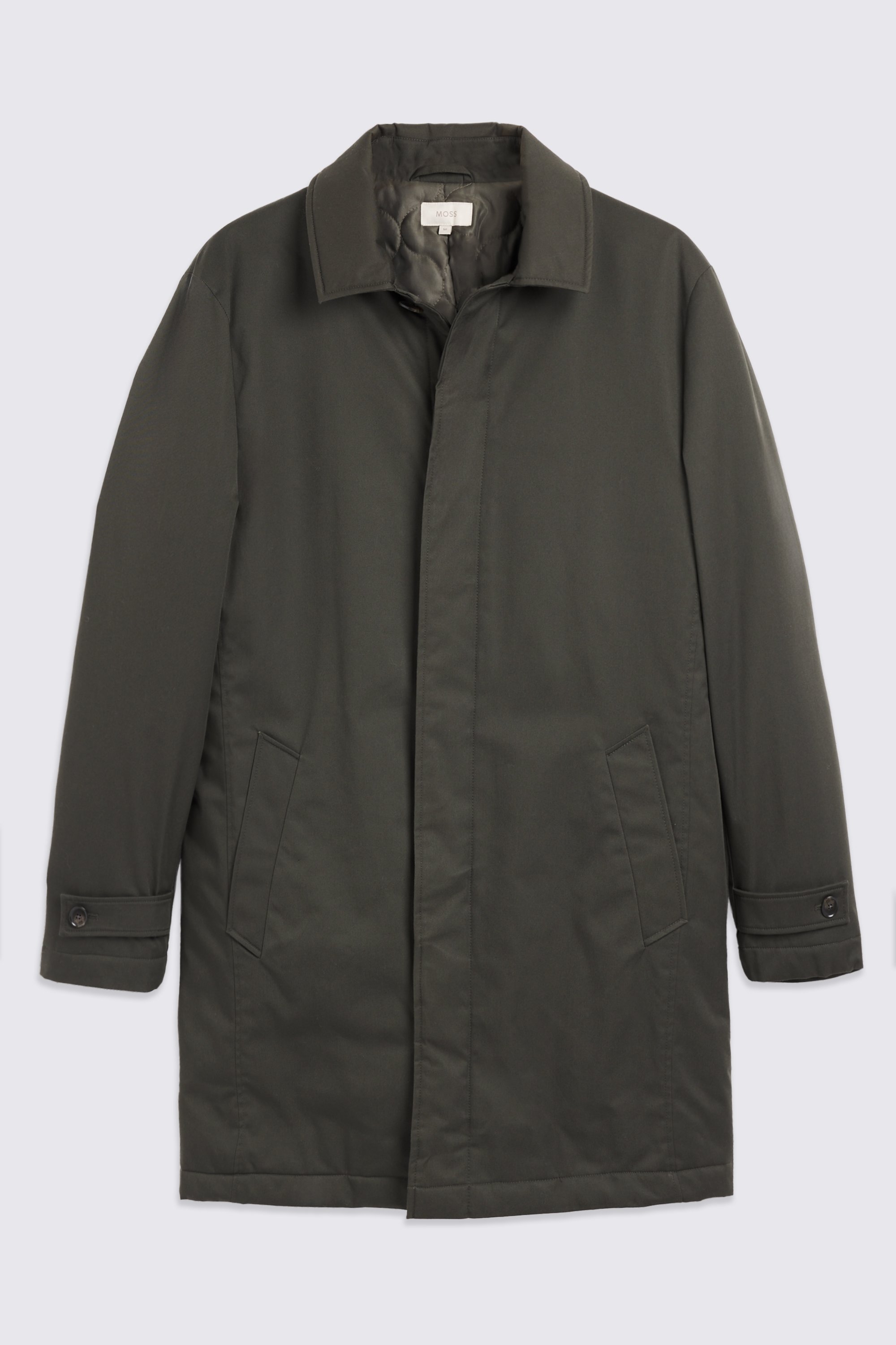 Khaki Wadded Rain Coat