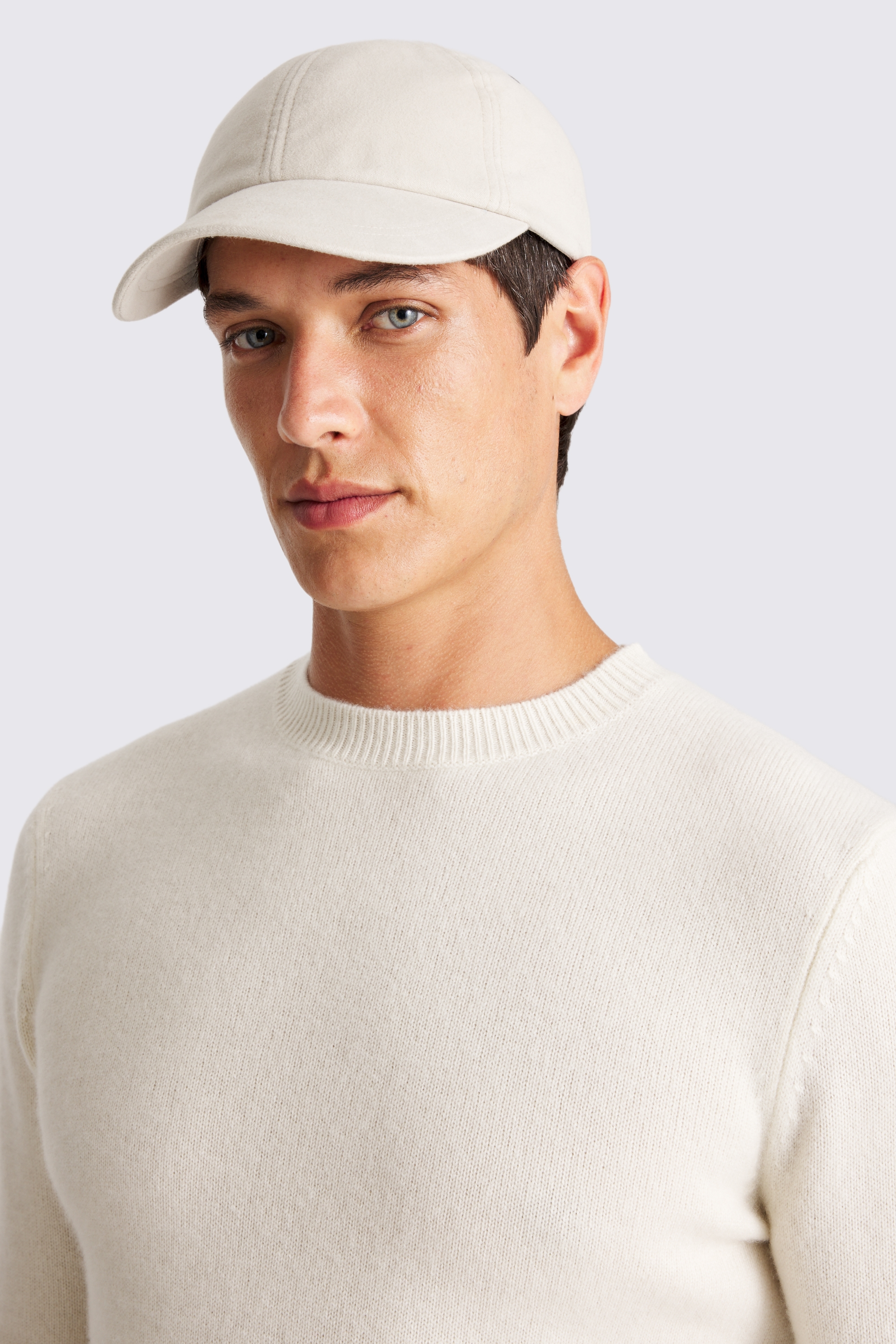 Cream Moleskin Cap