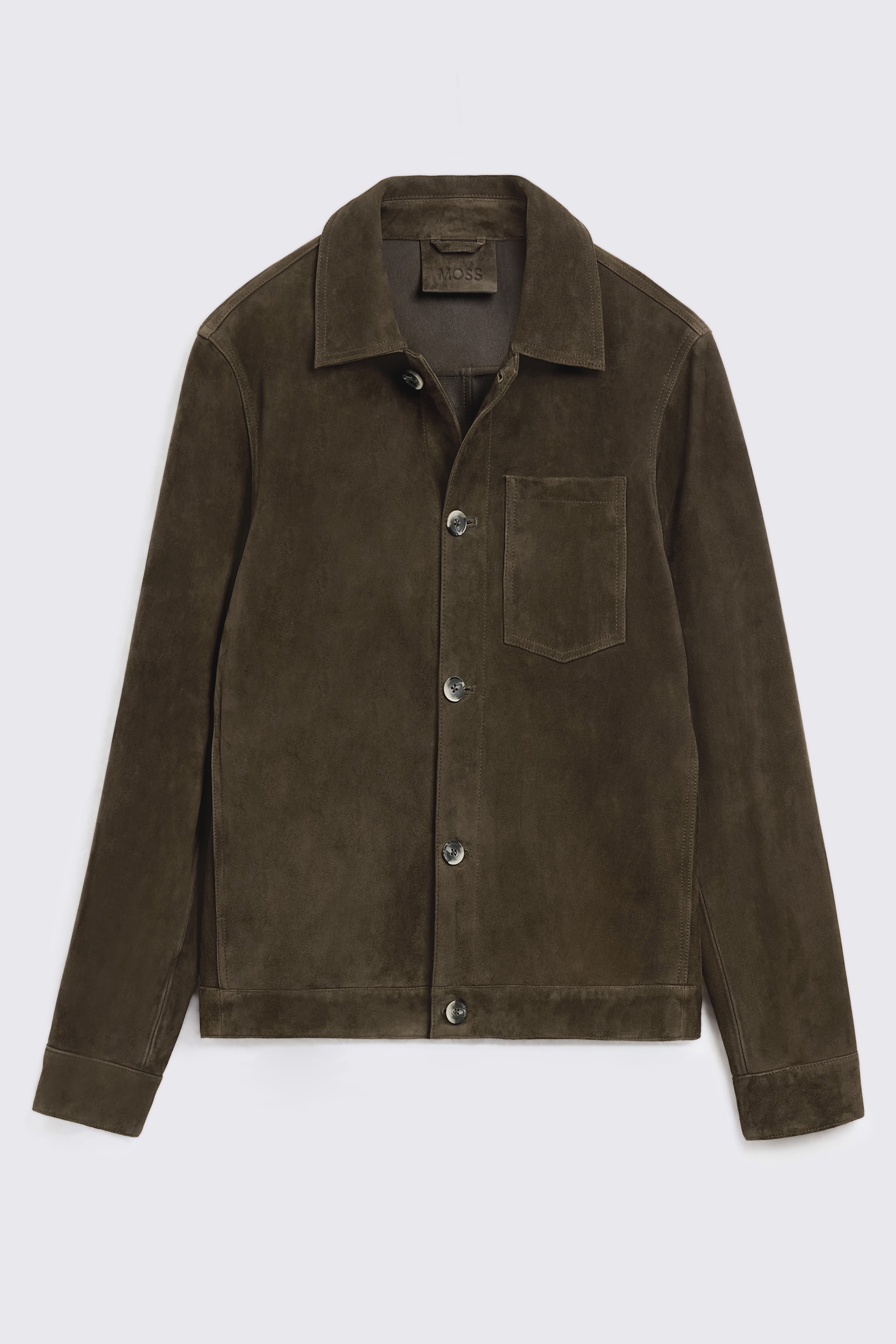 Brown Suede Shacket