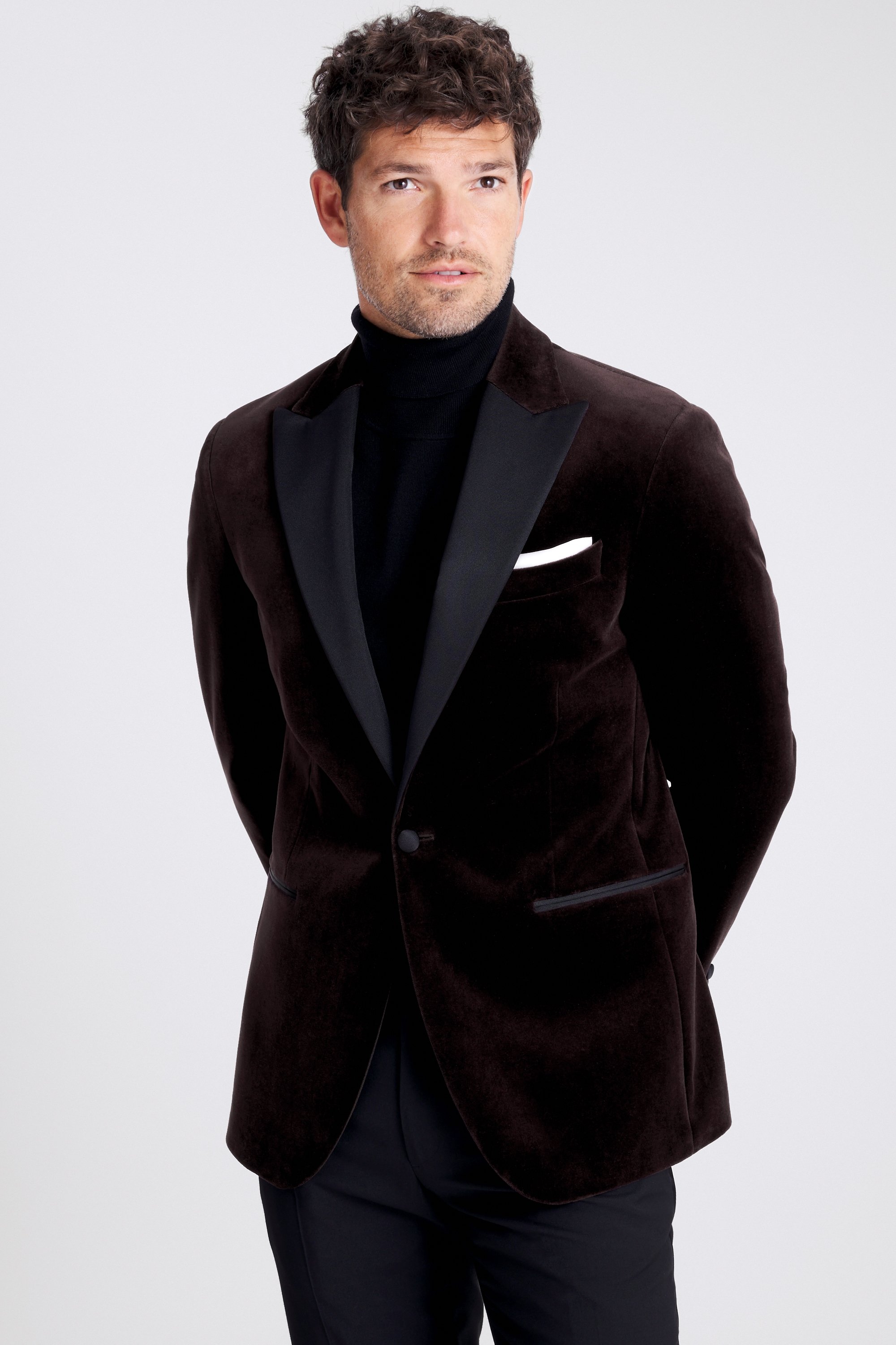 Tailored Fit Grape Jacket