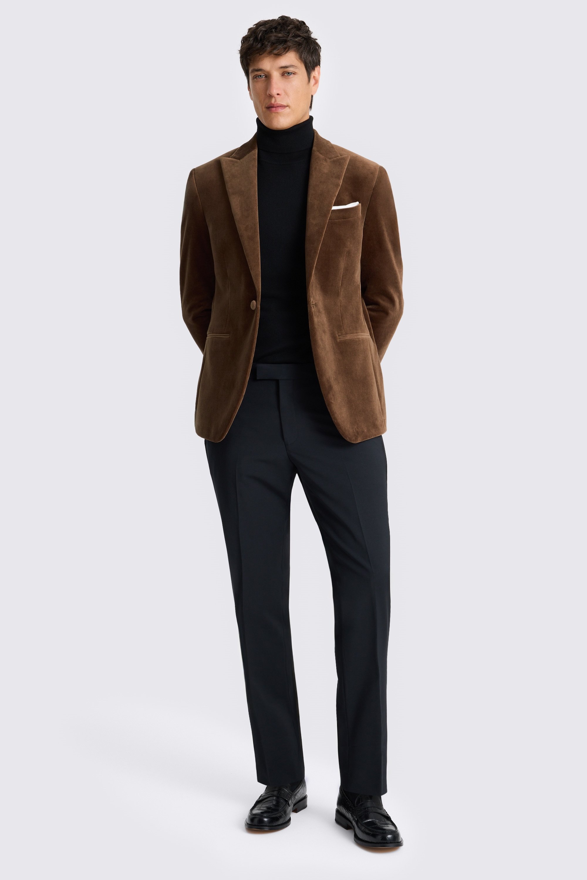 Tailored Fit Burnt Orange Jacket