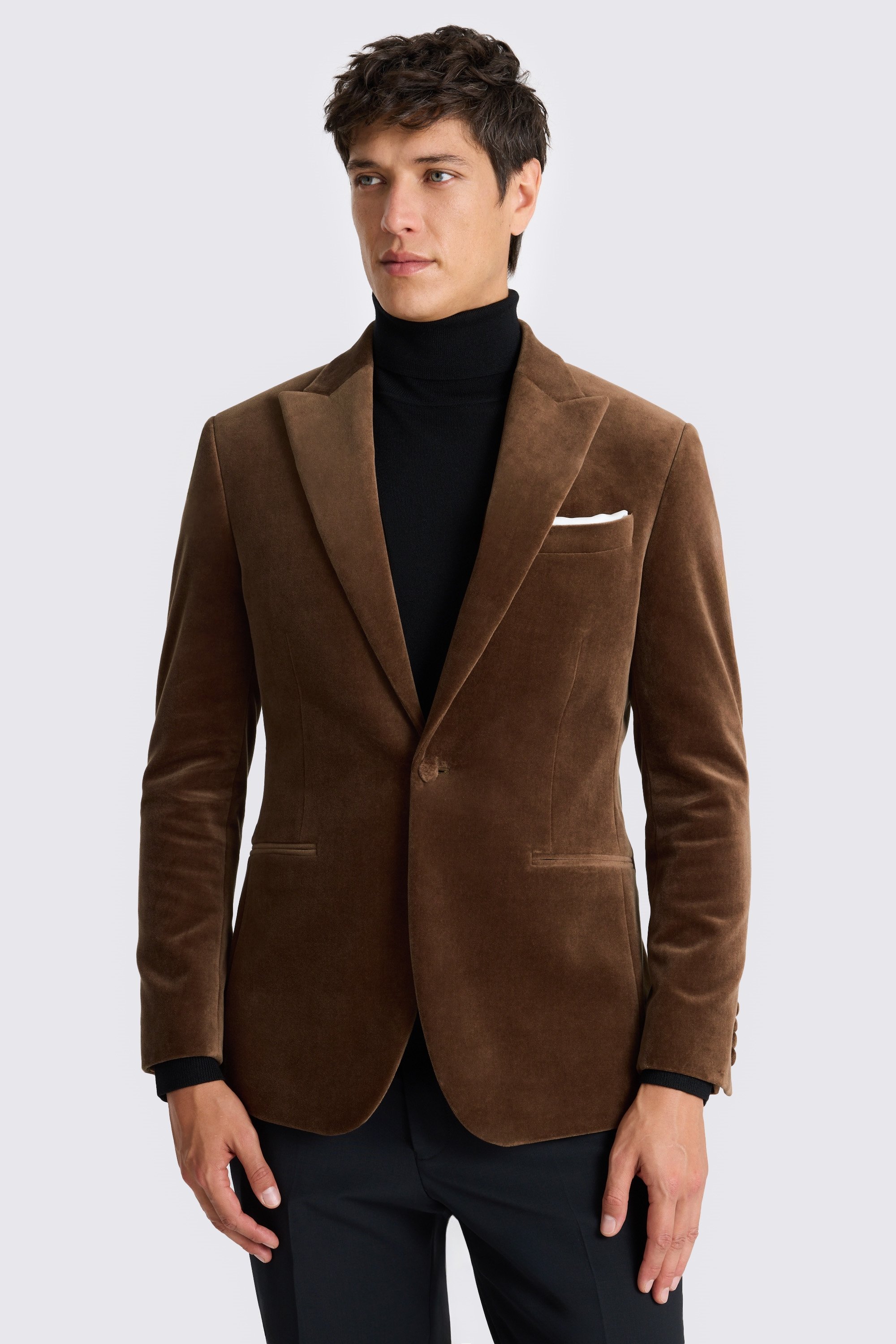 Tailored Fit Burnt Orange Jacket