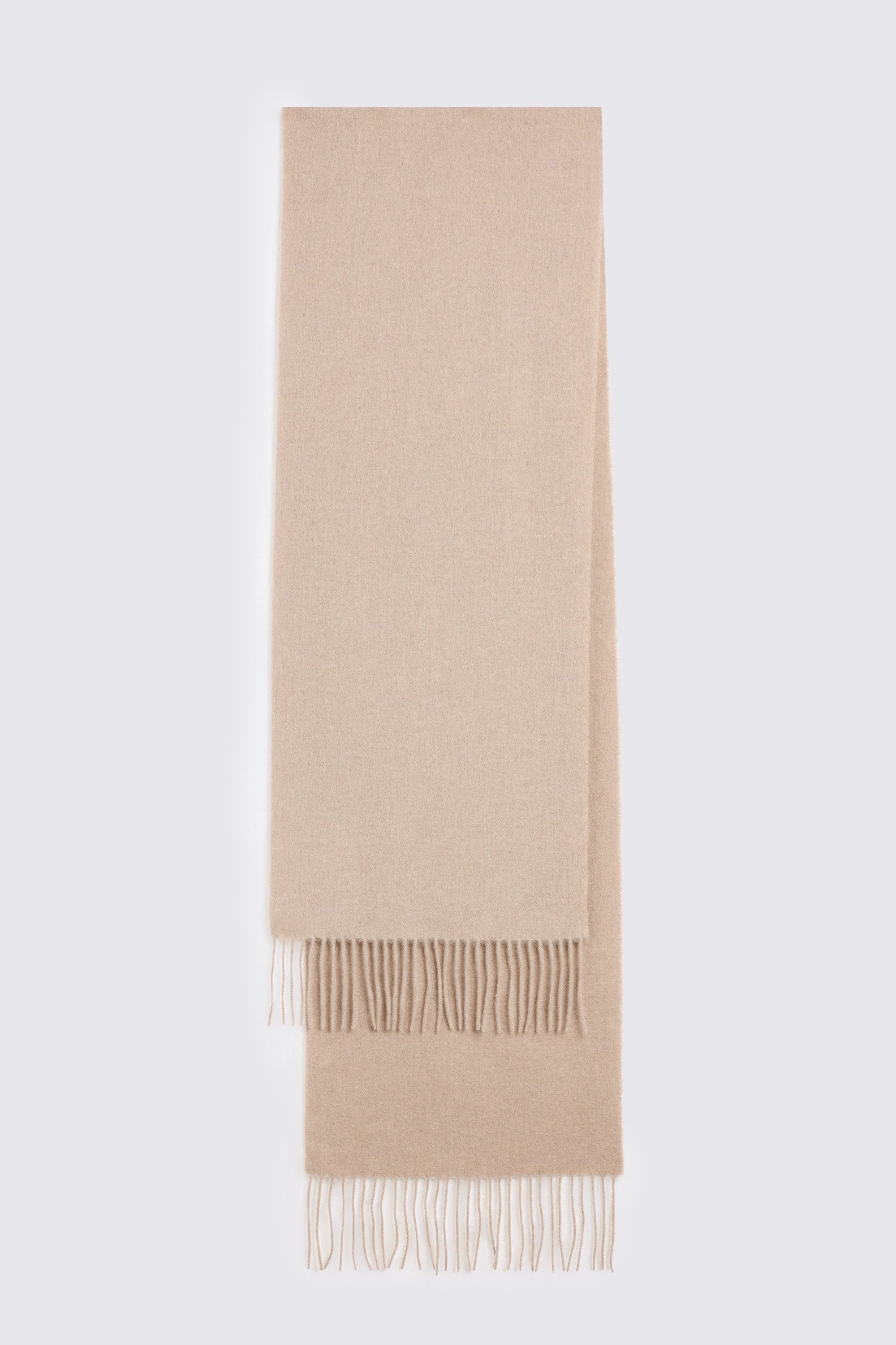 Taupe Cashmere Blend Scarf
