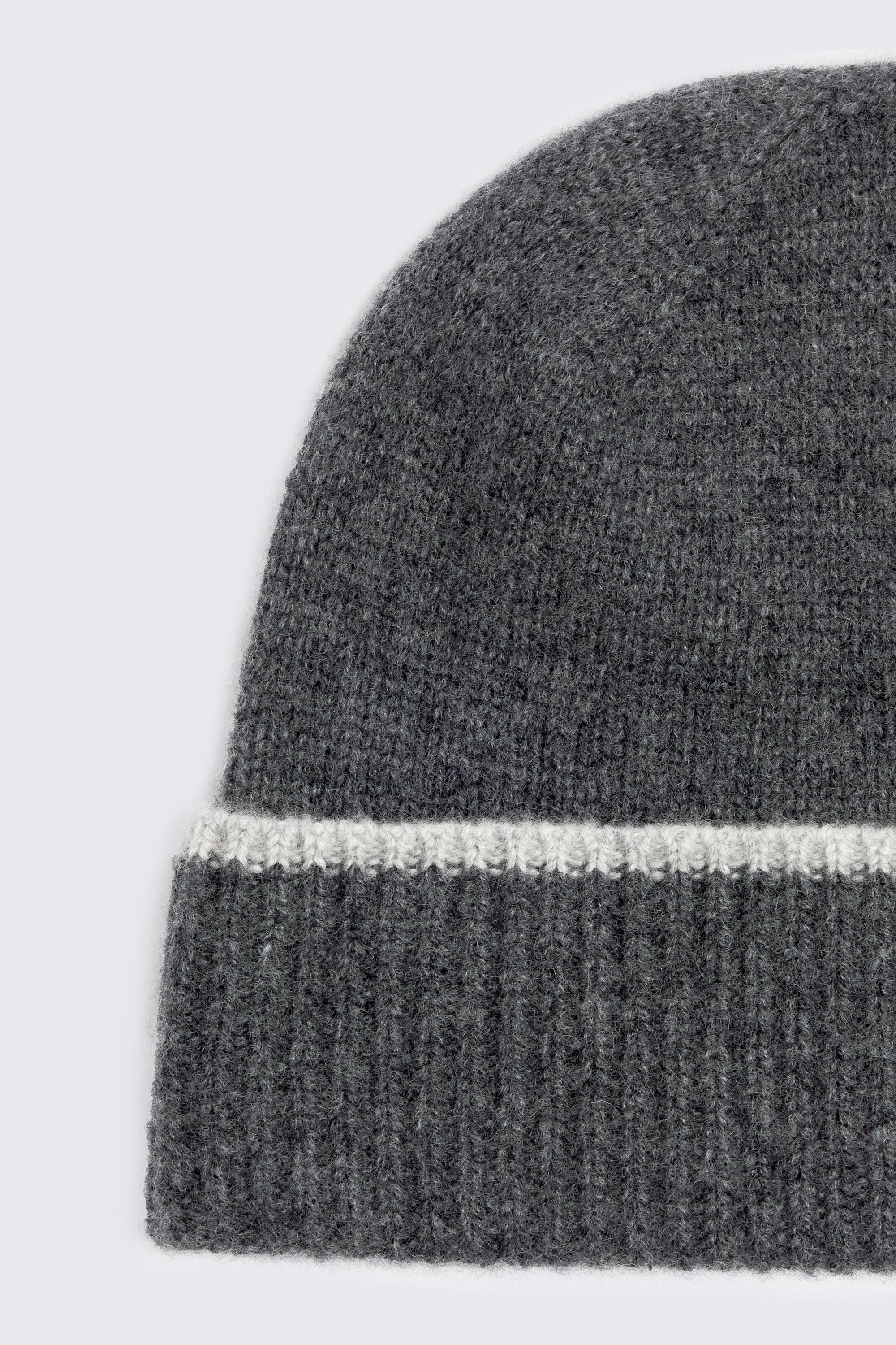 Charcoal Pure Cashmere Beanie