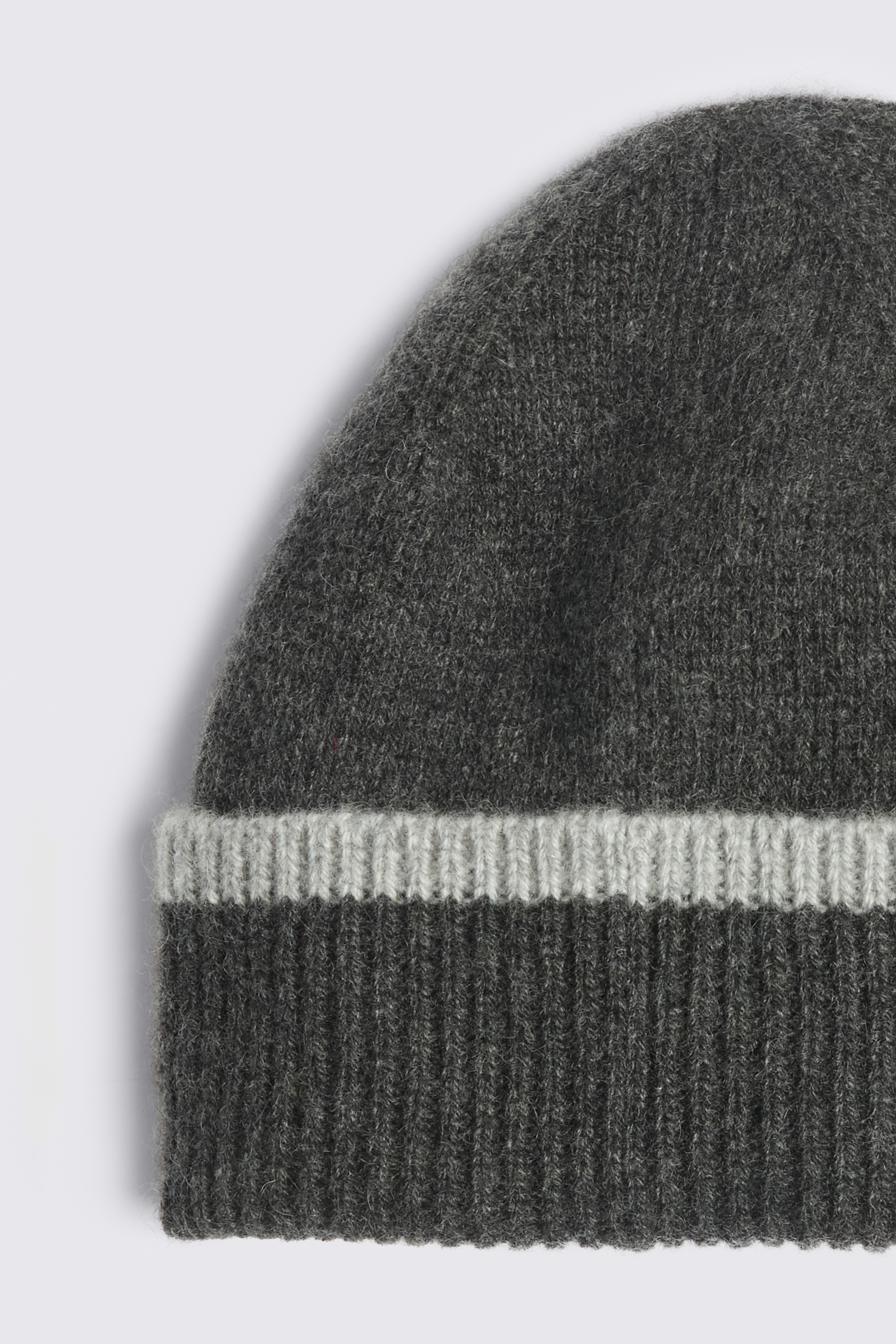 Charcoal Pure Cashmere Beanie