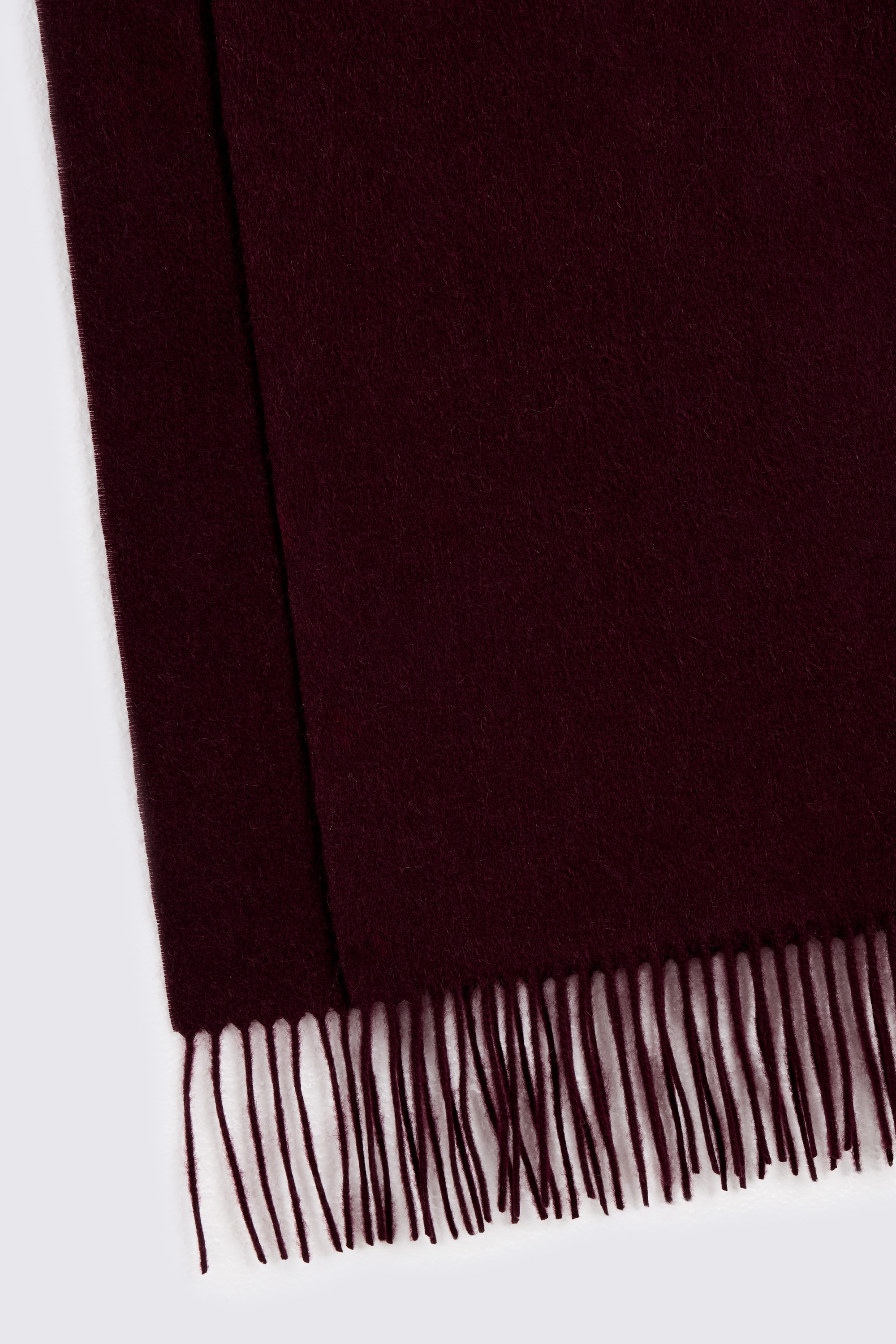 Burgundy Cashmere Blend Scarf