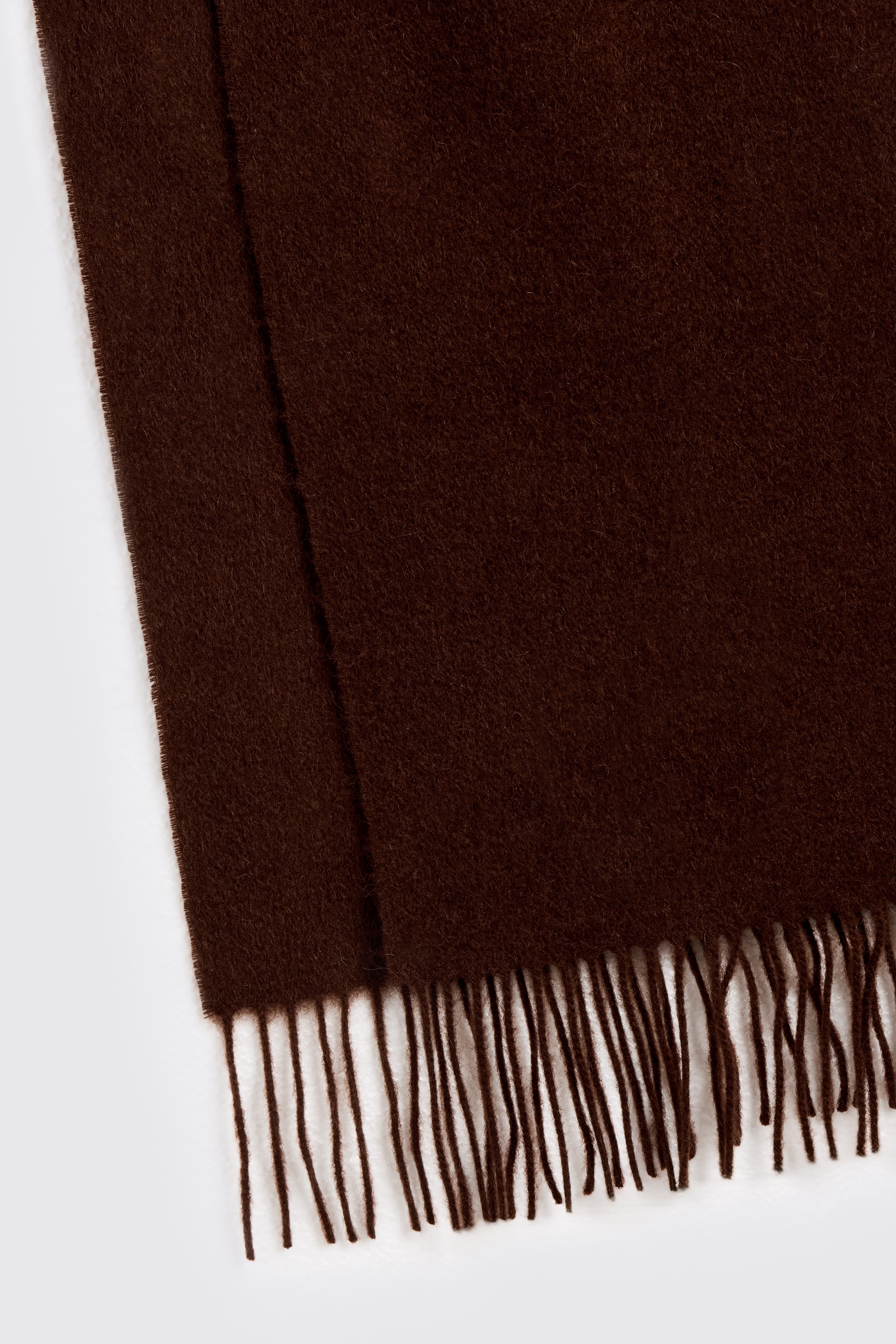 Brown Cashmere Blend Scarf