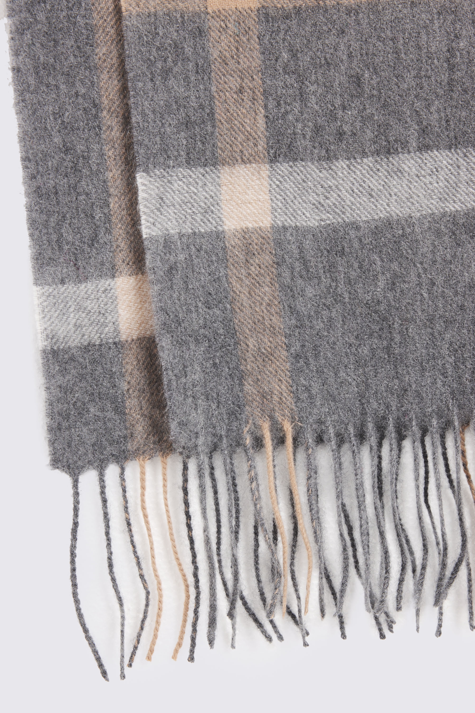 Charcoal Pure Cashmere Scarf