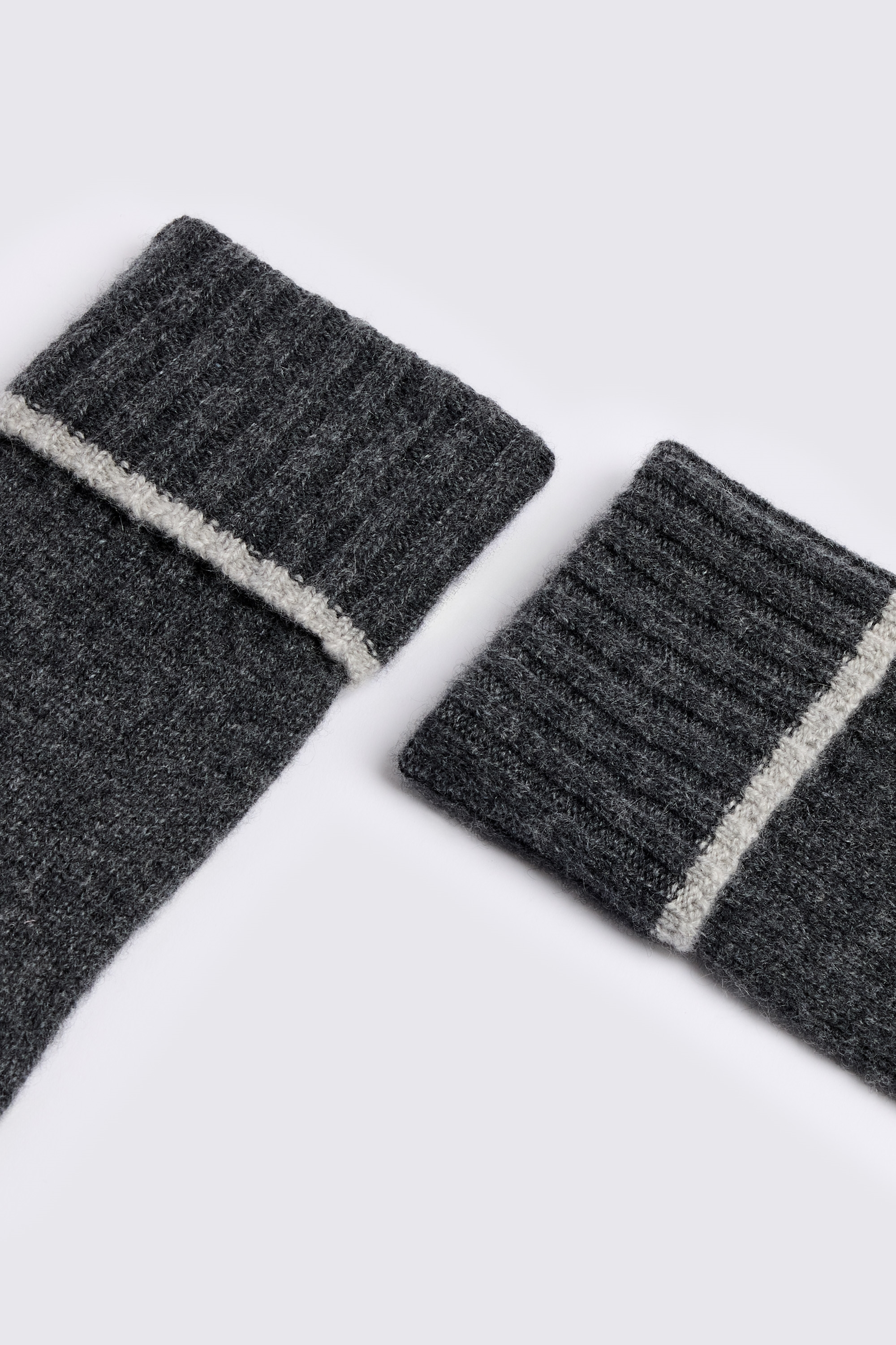 Charcoal Pure Cashmere Gloves