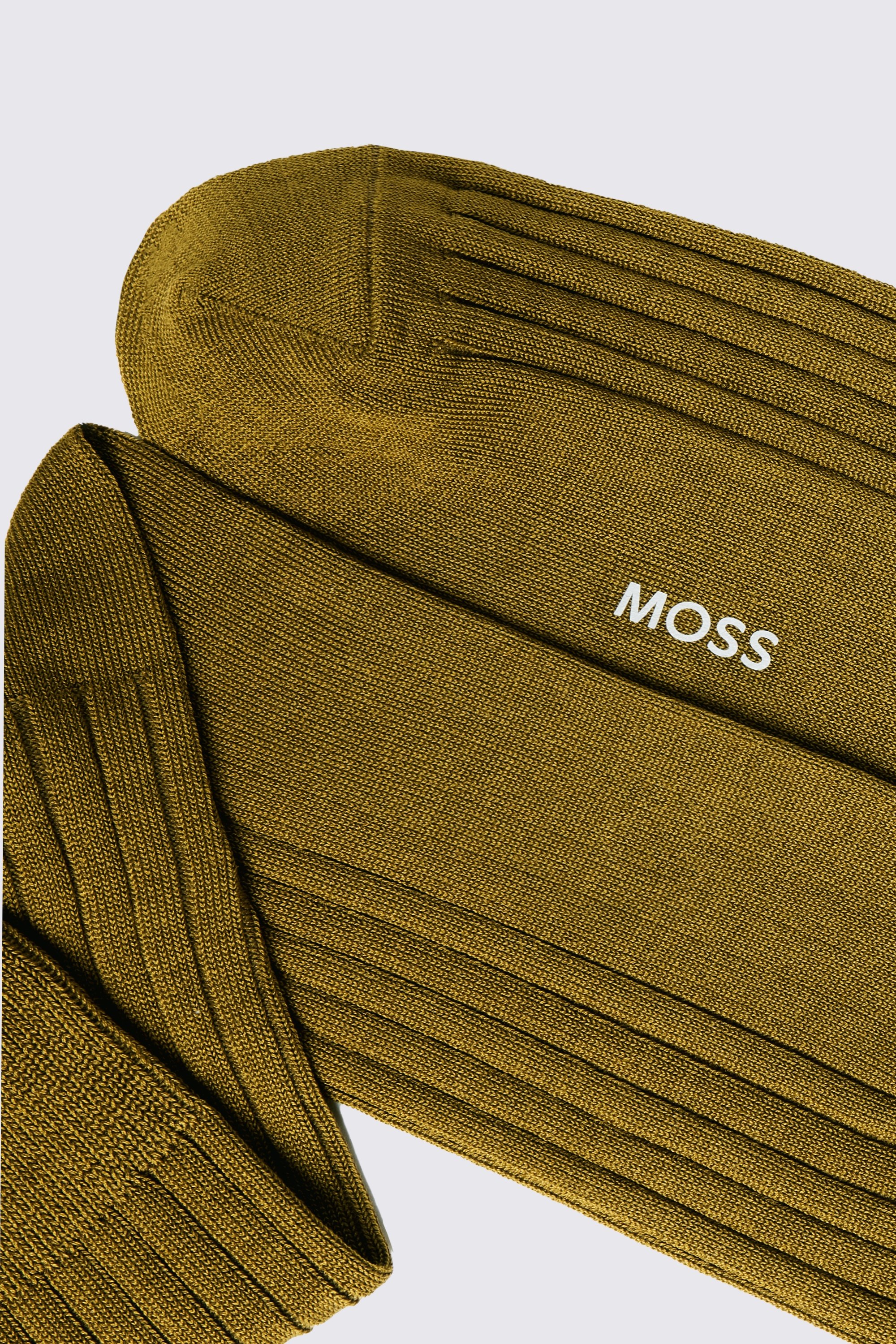 Dark Olive Melange Socks