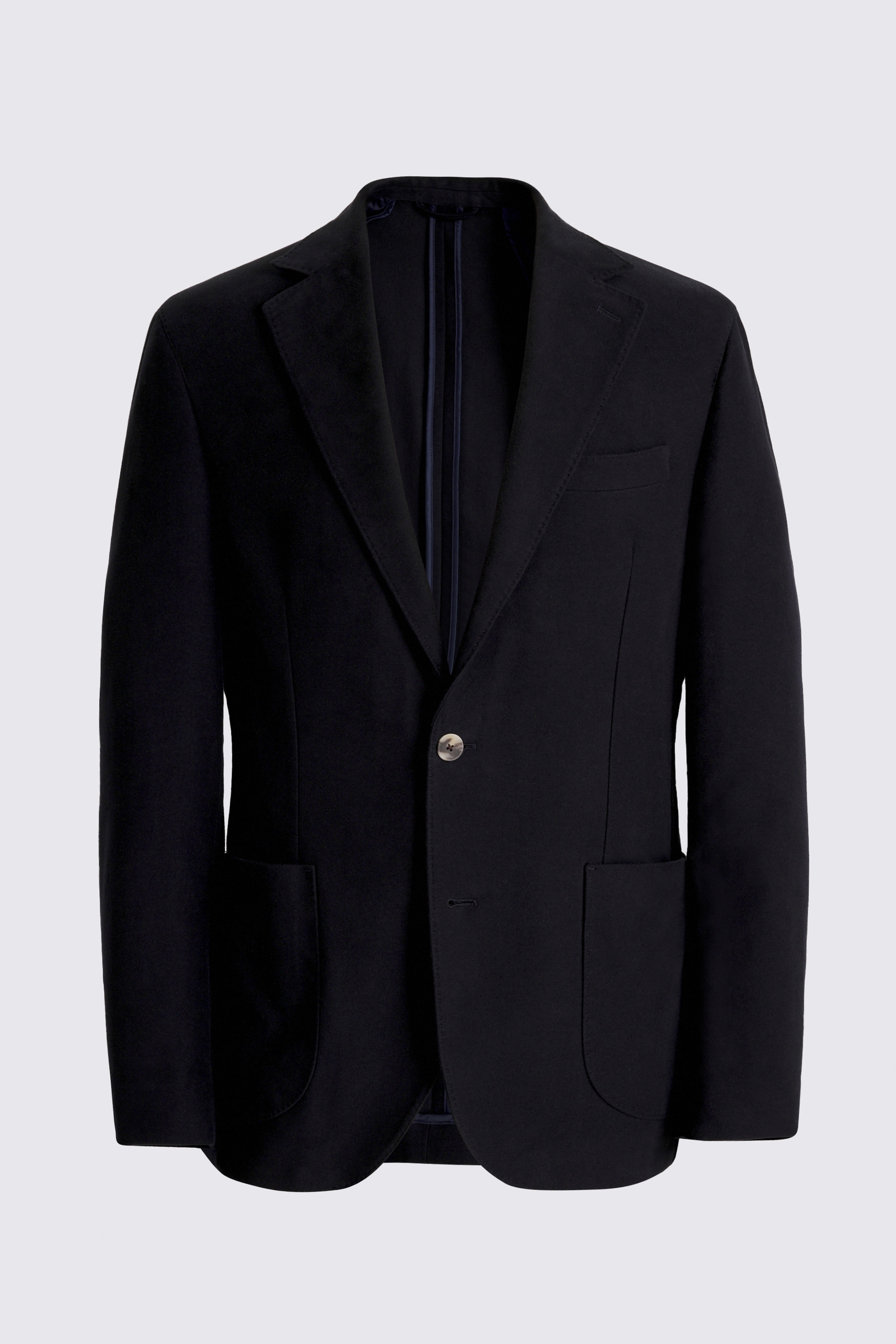 Custom Made navy moleskin jacket