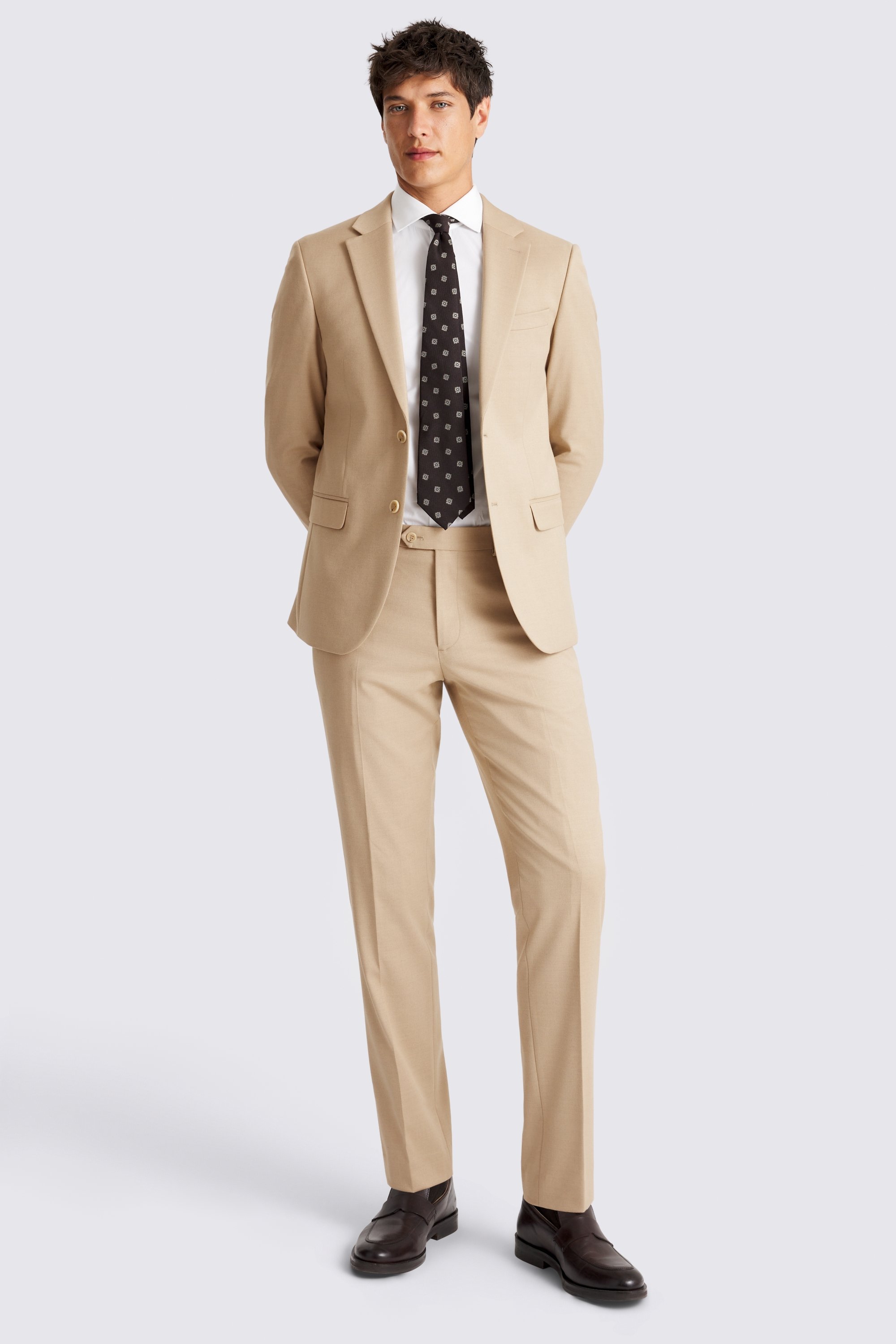 French Connection Slim Fit Neutral Suit