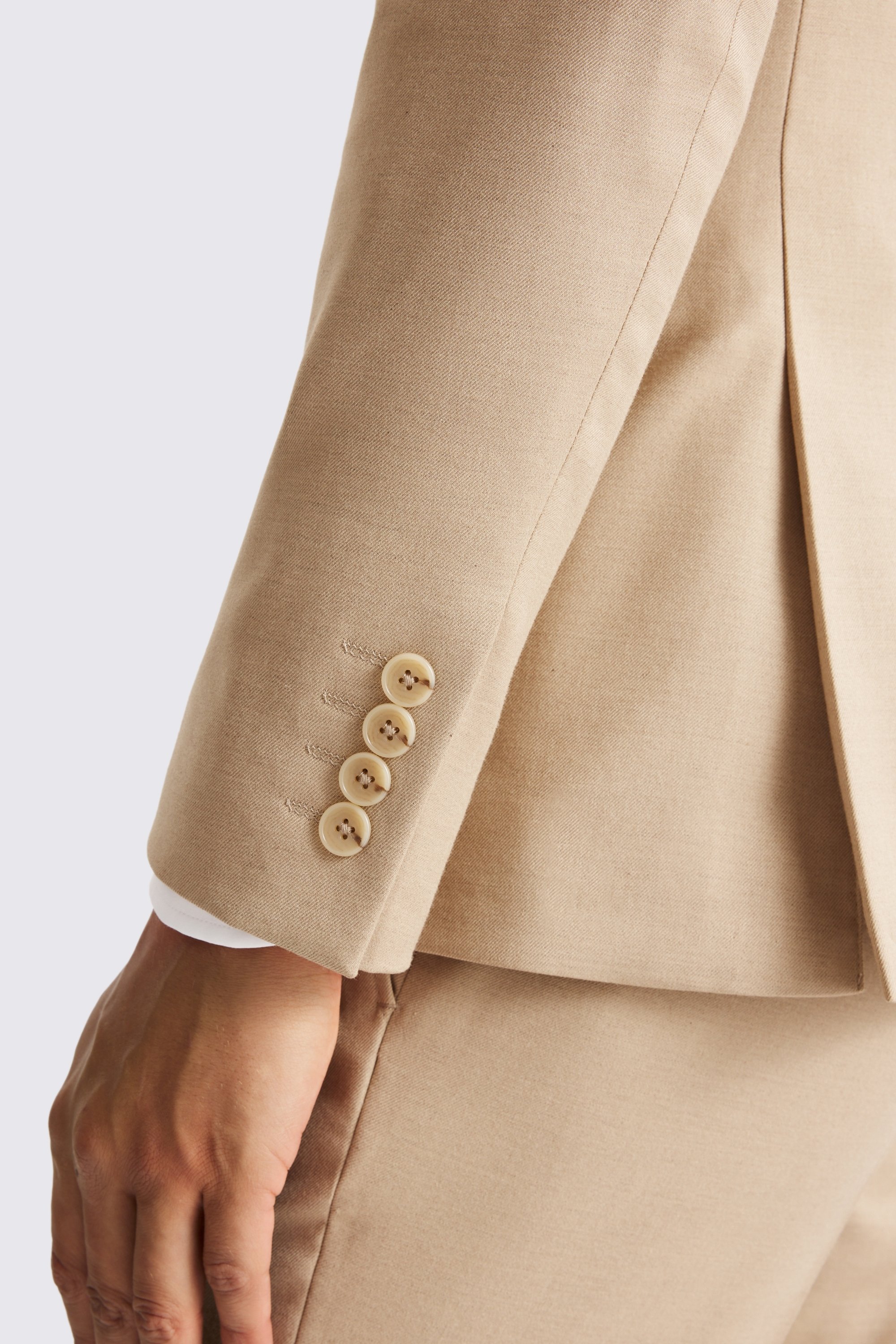 French Connection Slim Fit Neutral Suit