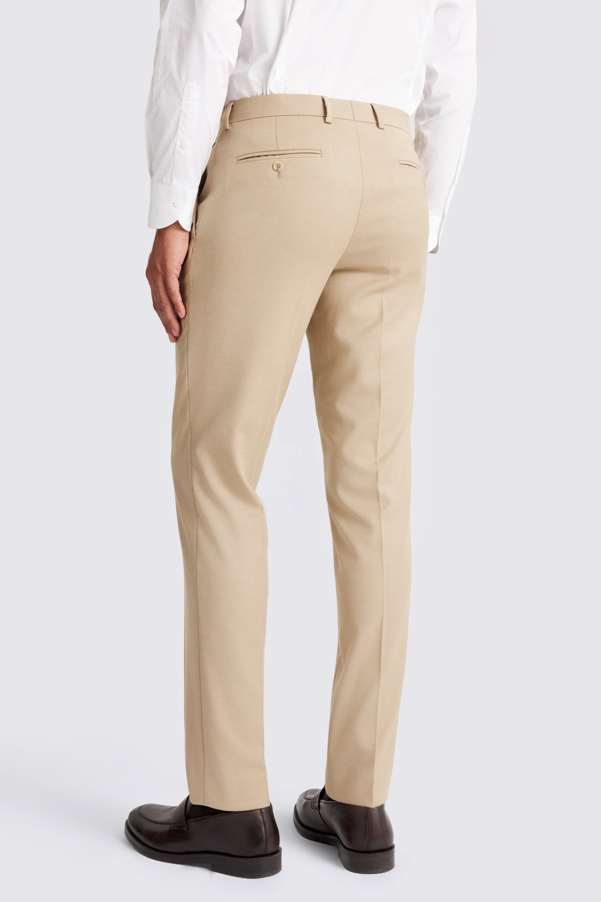 French Connection Slim Fit Neutral Trousers