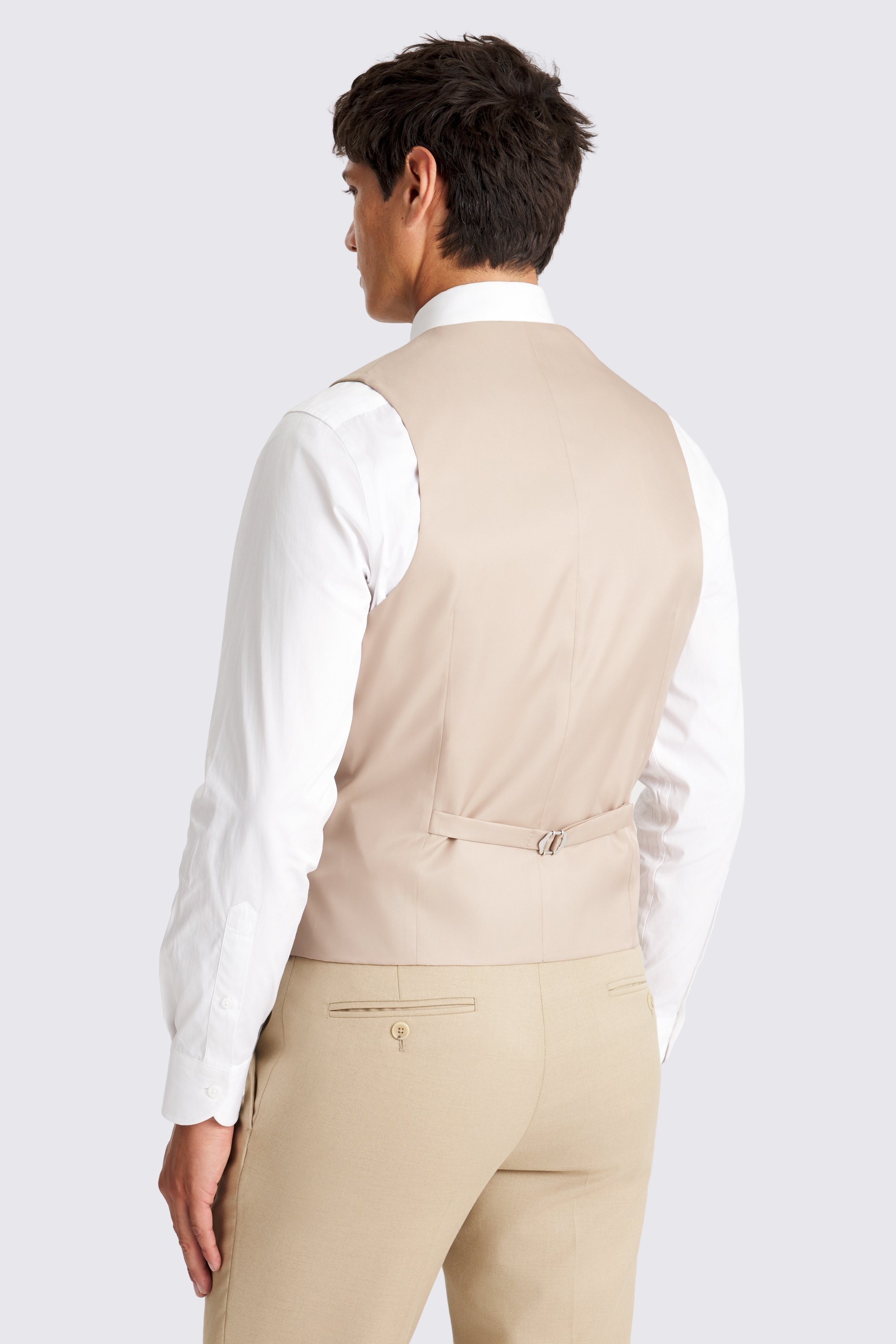 French Connection Slim Fit Neutral Waistcoat