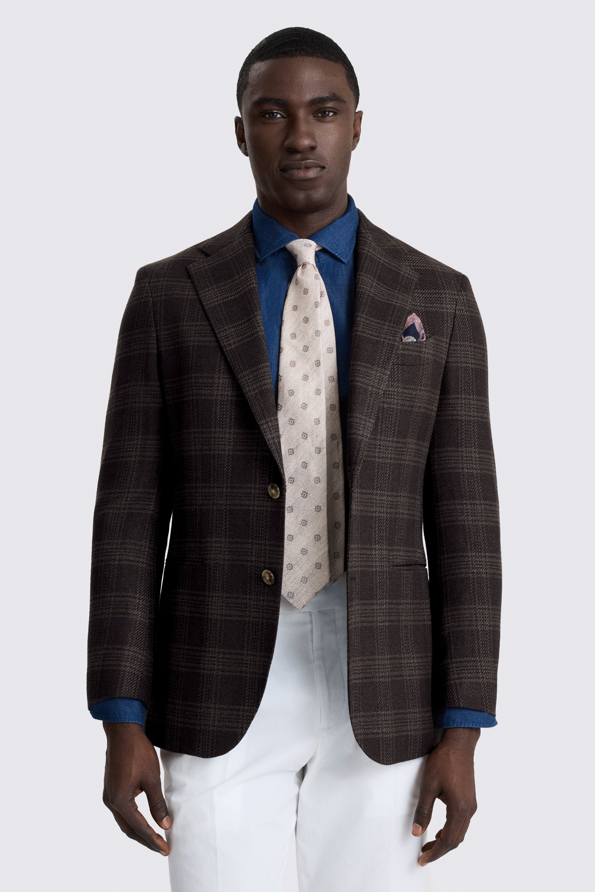 Italian Brown Check Jacket