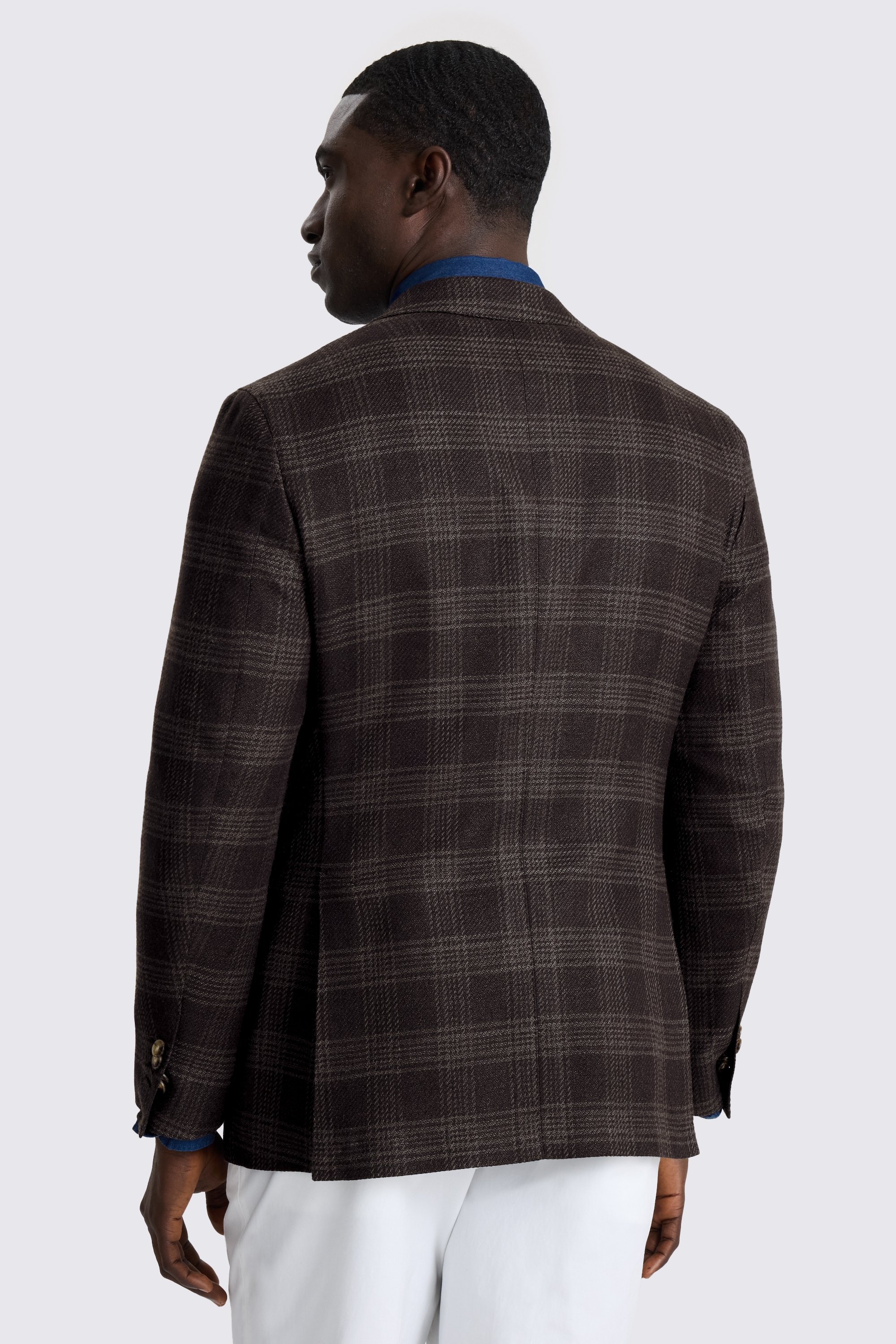 Italian Brown Check Jacket