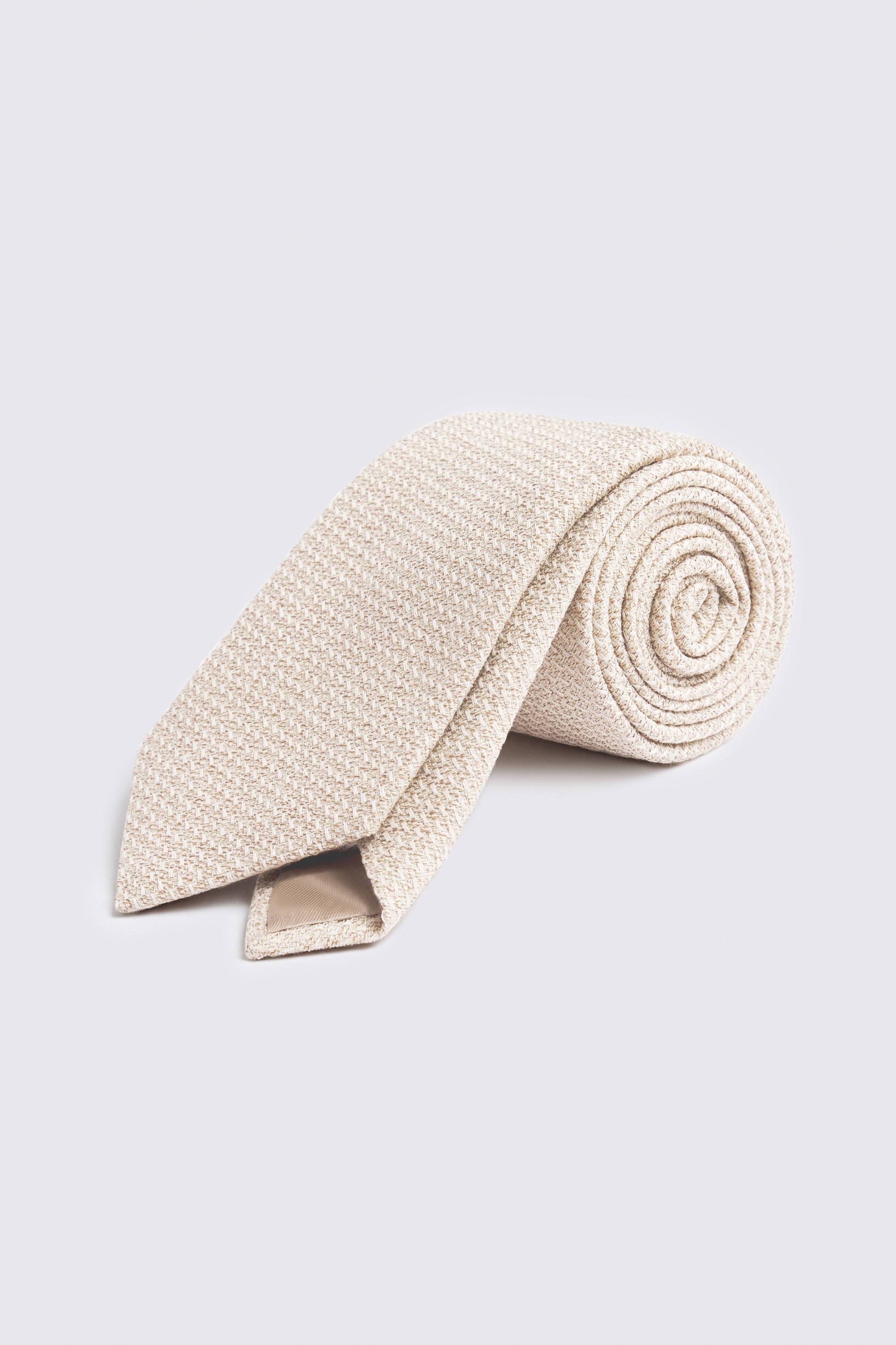 Italian Neutral Textured Tie