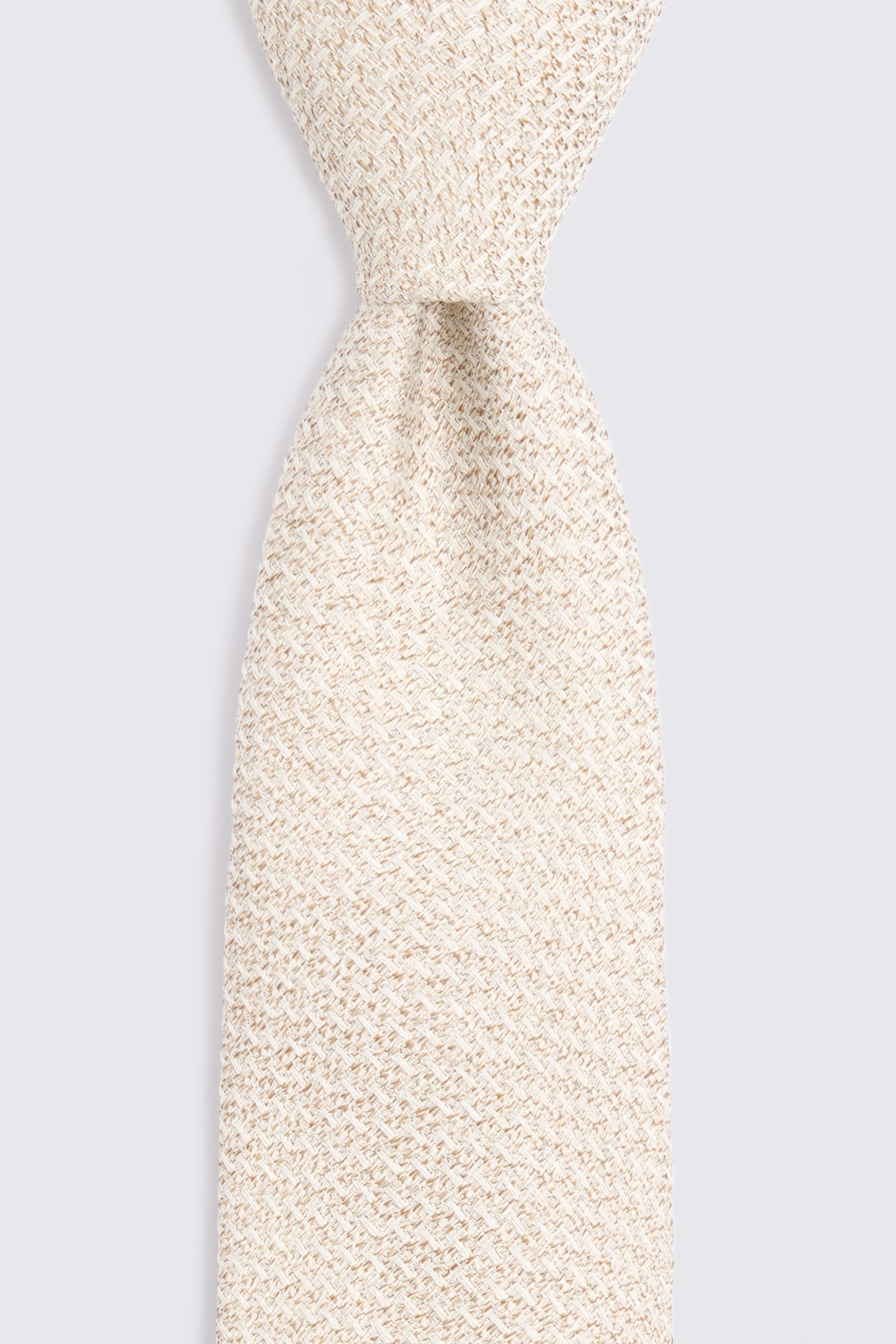 Italian Neutral Textured Tie