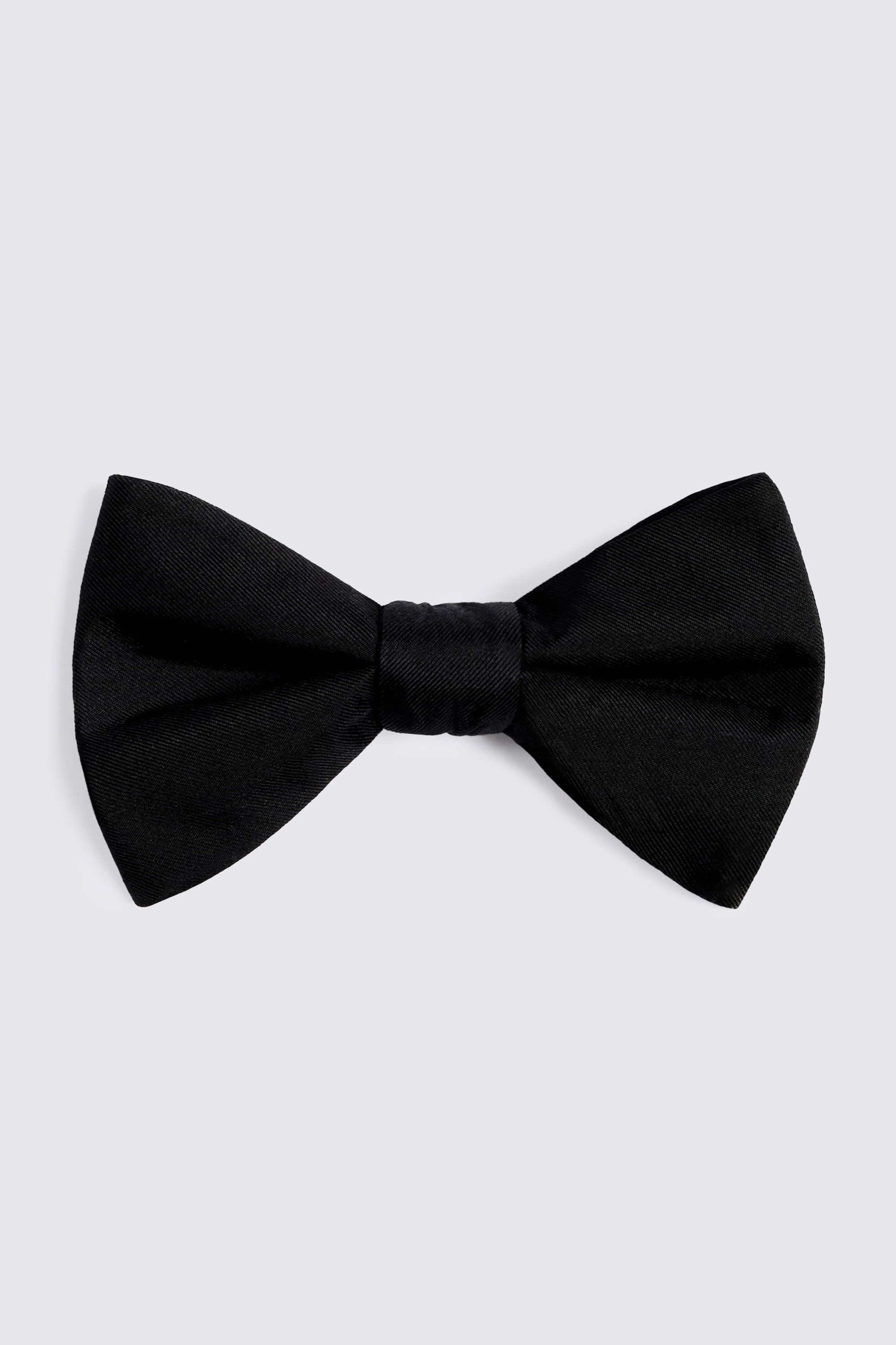 Black Silk Bow Tie