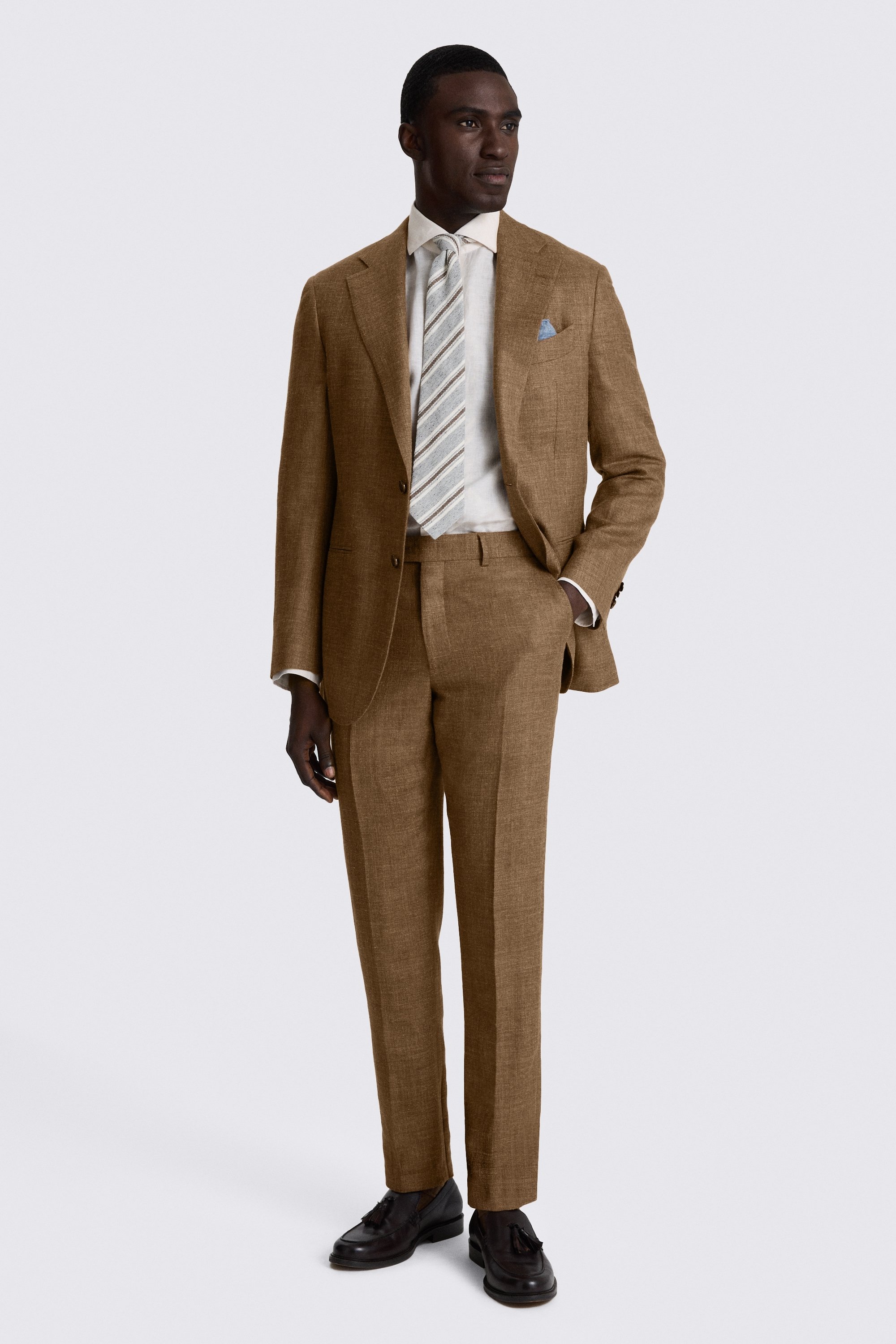 Italian Tailored Fit Copper Suit