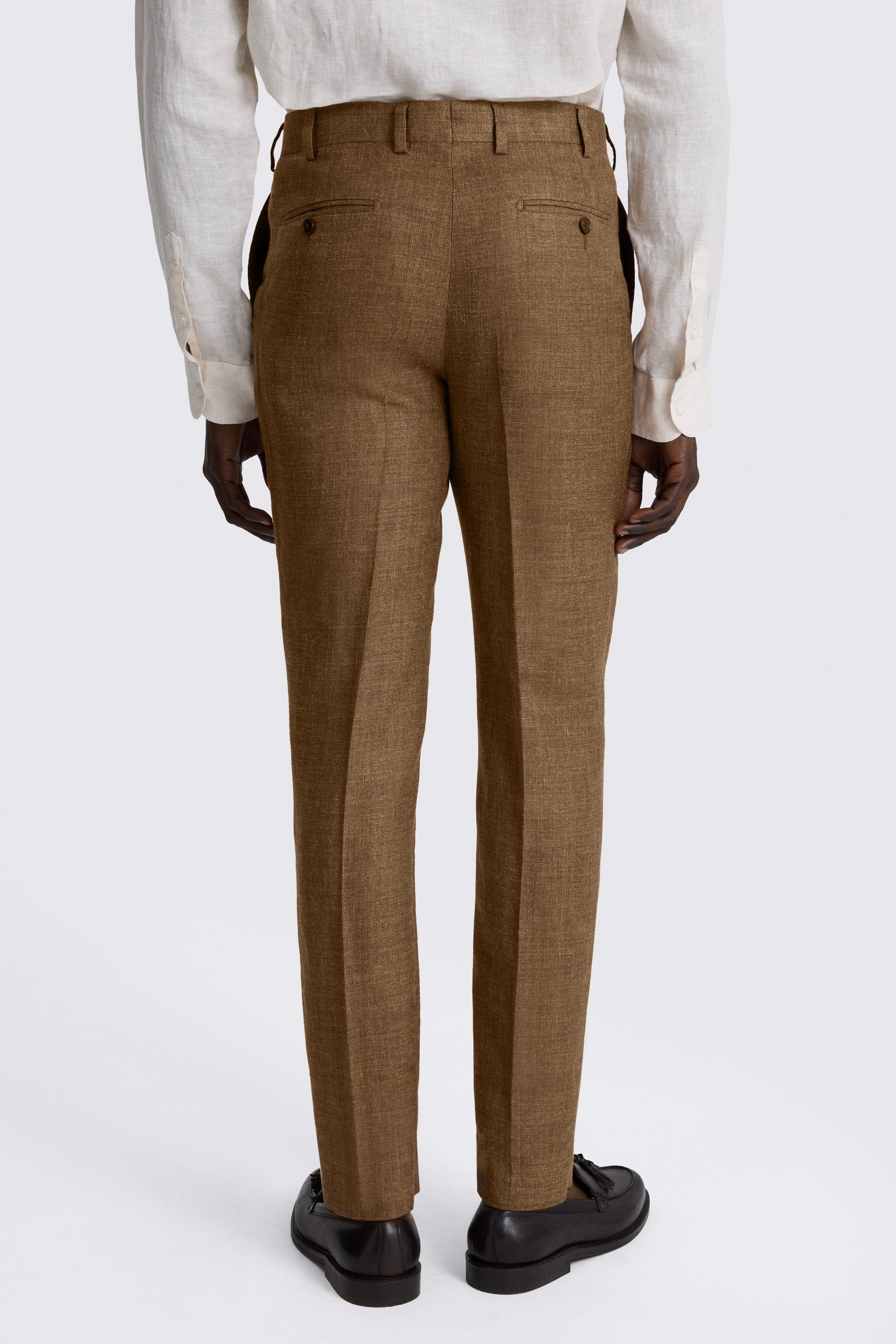 Italian Tailored Fit Copper Trousers