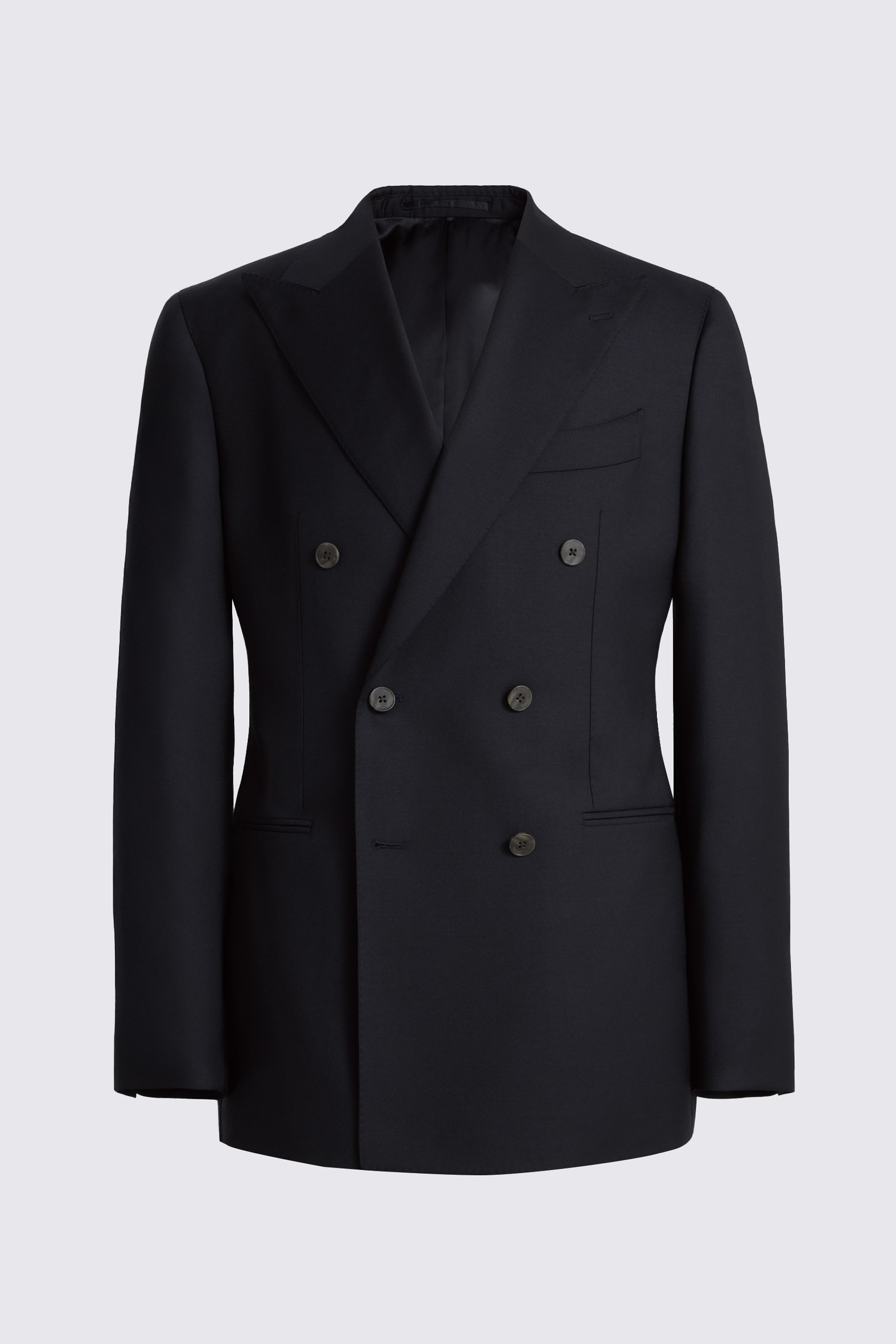 Italian Tailored Fit Navy Twill Suit