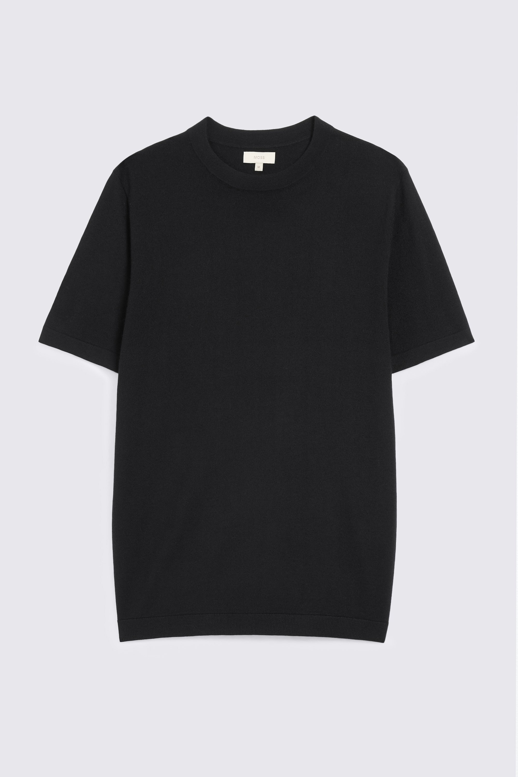 Black Merino T-Shirt