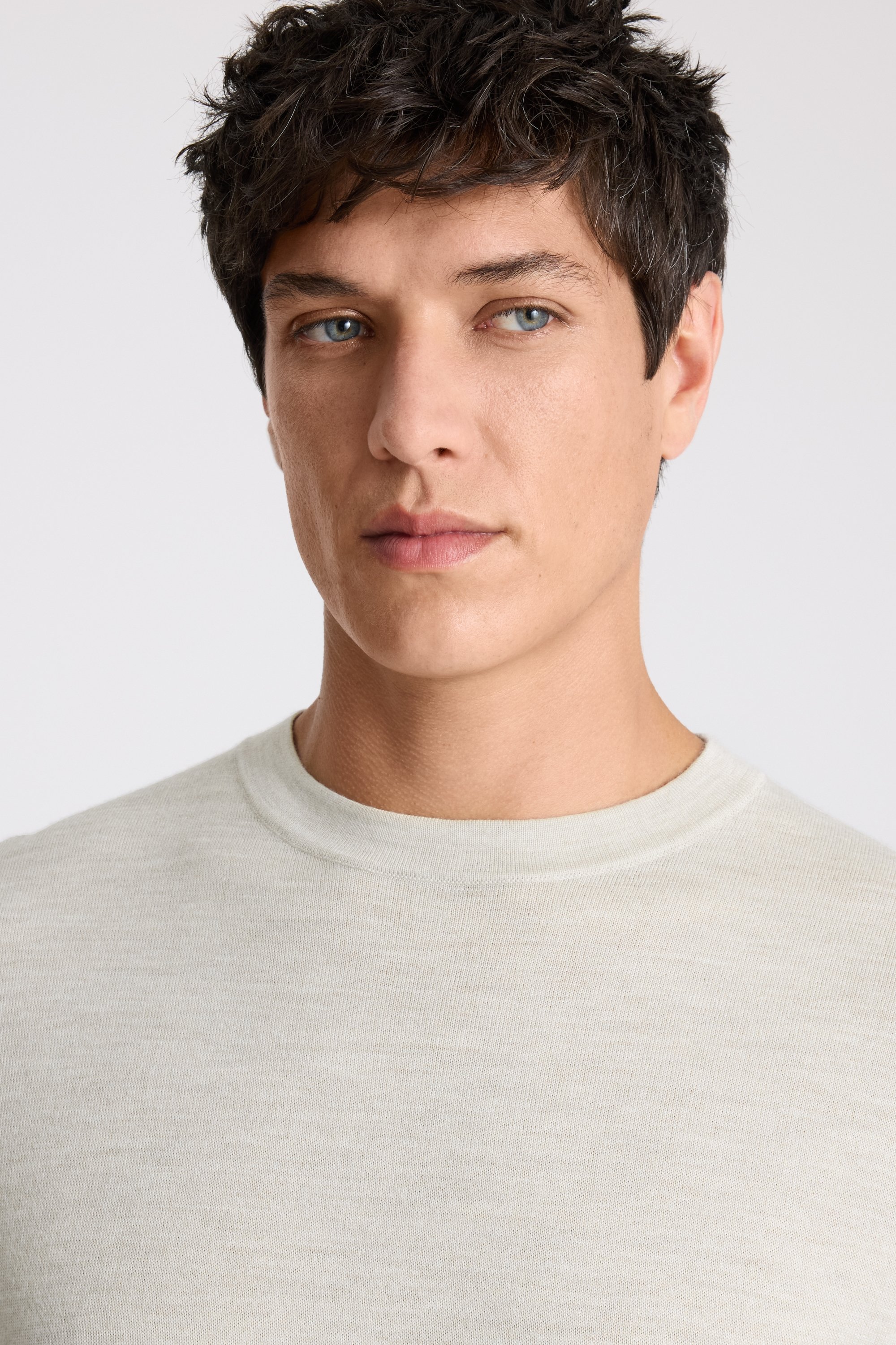 Light Oatmeal Merino T-Shirt