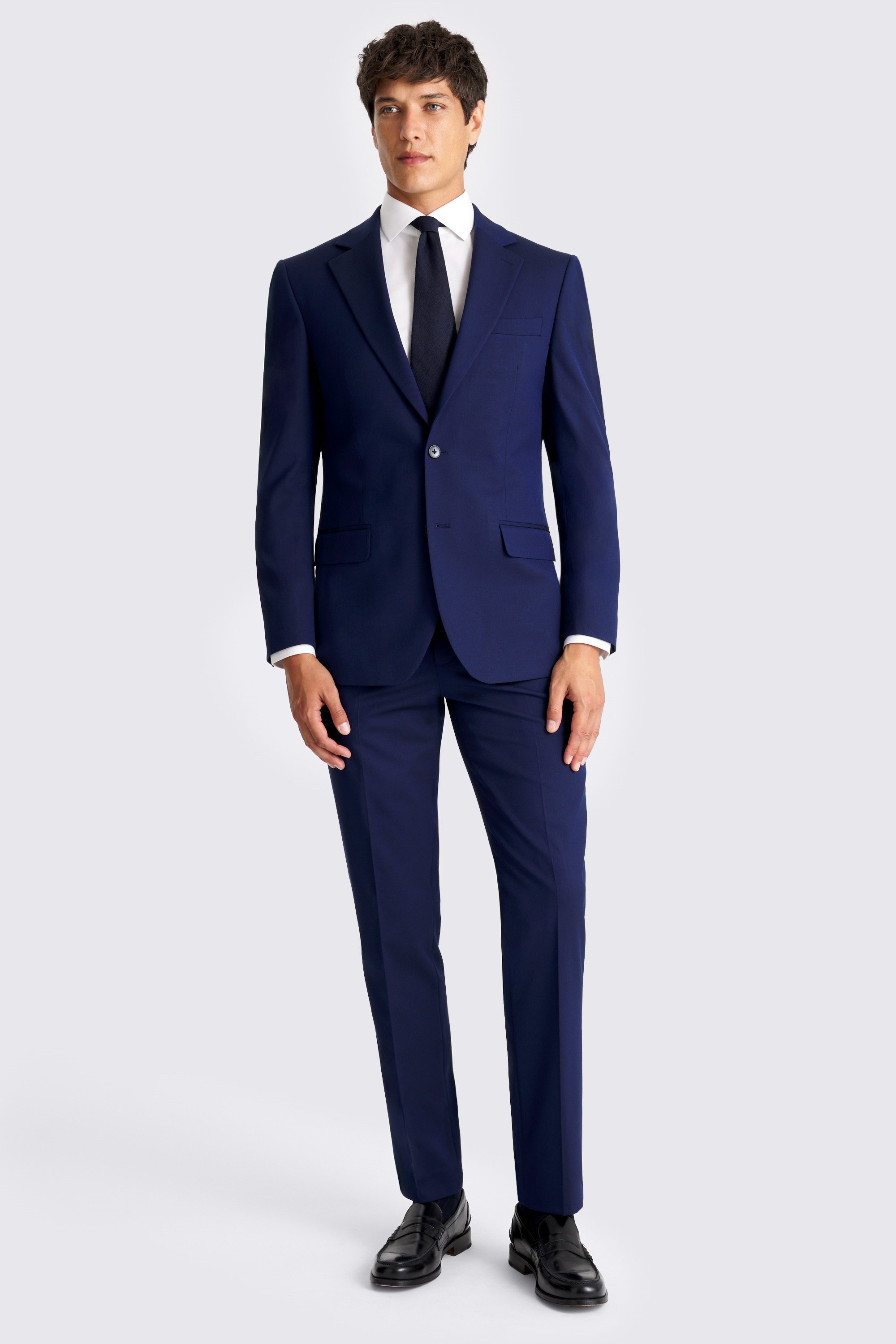 Tailored Fit Blue Jacket