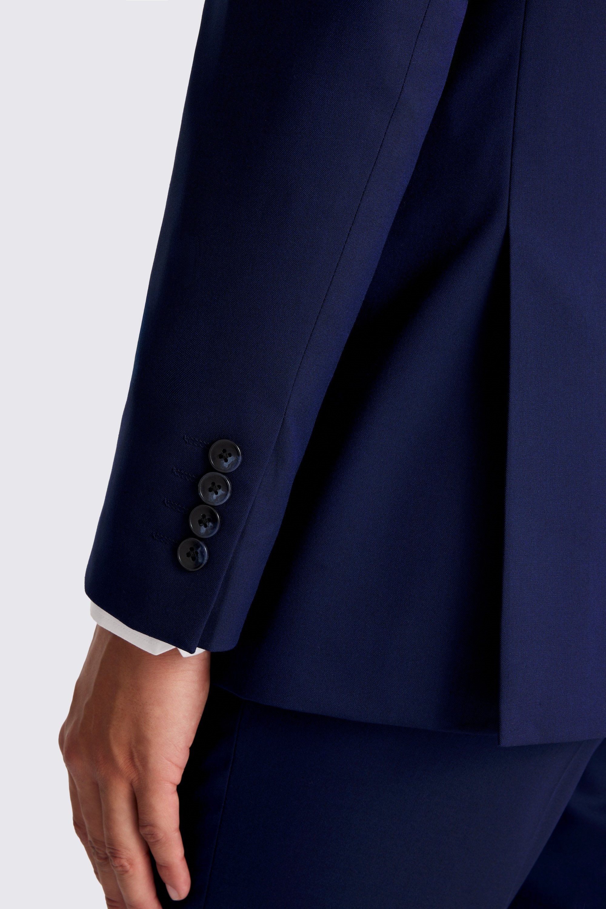 Tailored Fit Blue Jacket