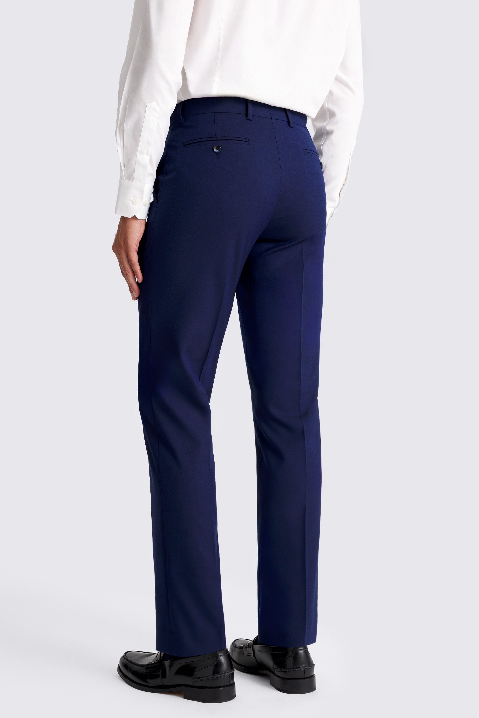 Tailored Fit Blue Trousers