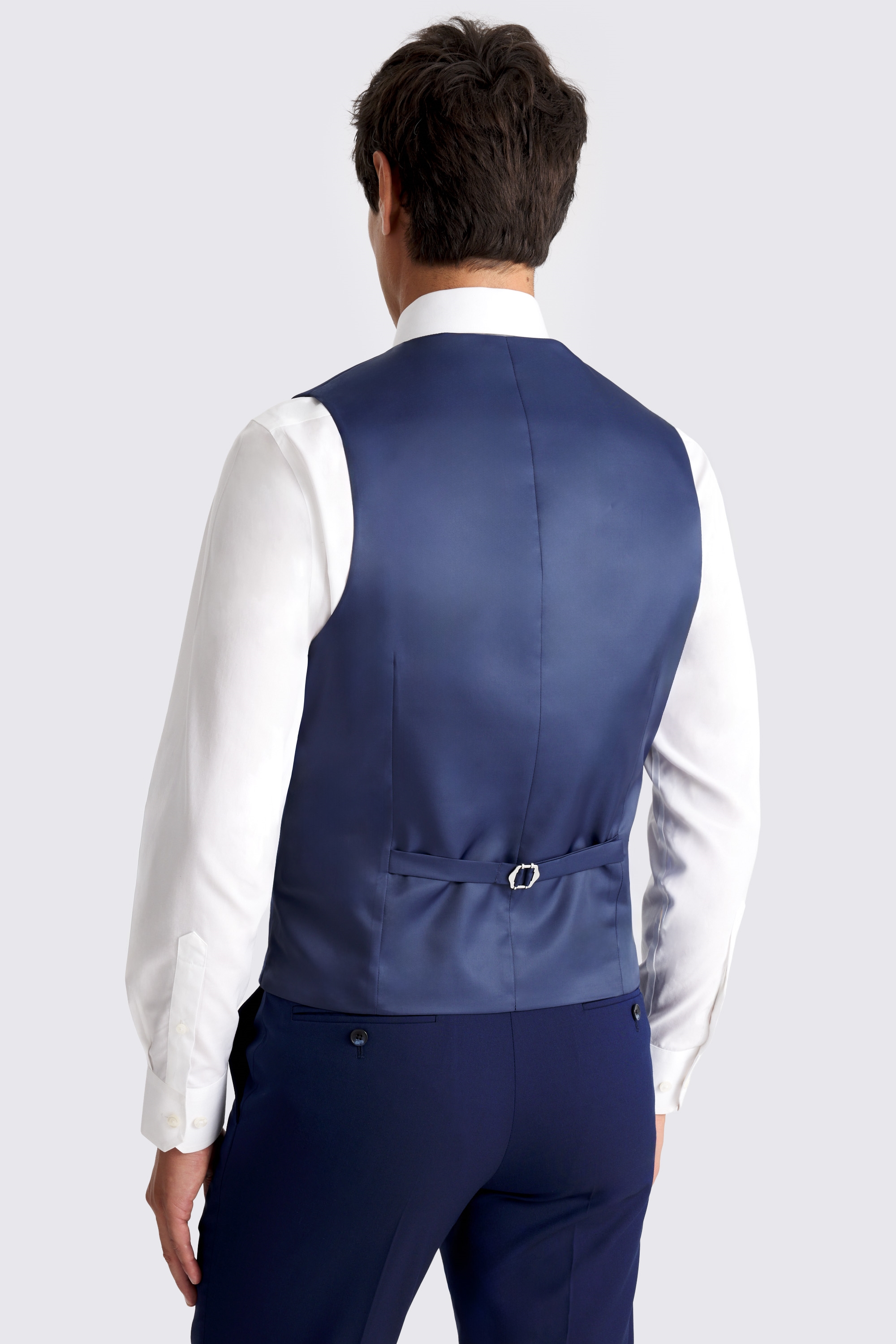 Tailored Fit Blue Waistcoat