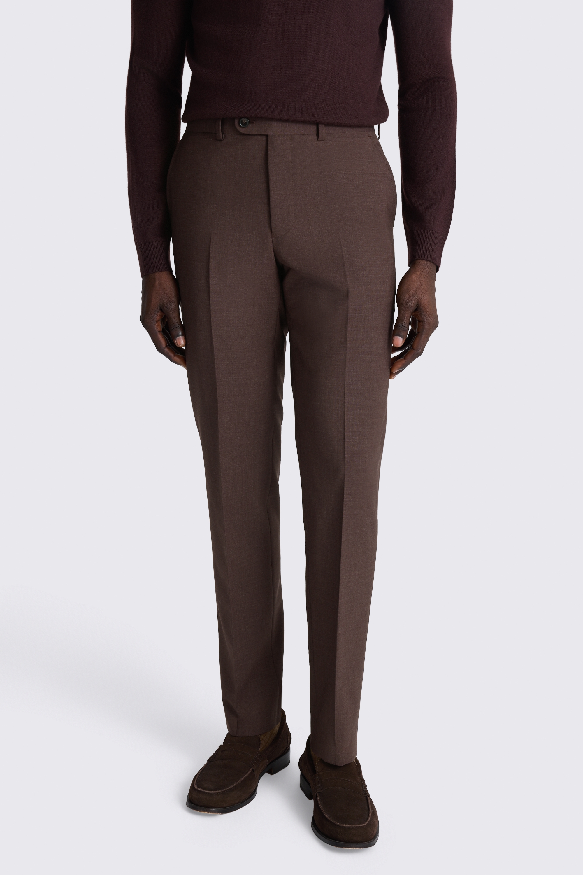 Performance Tailored Fit Dark Plum Trouser