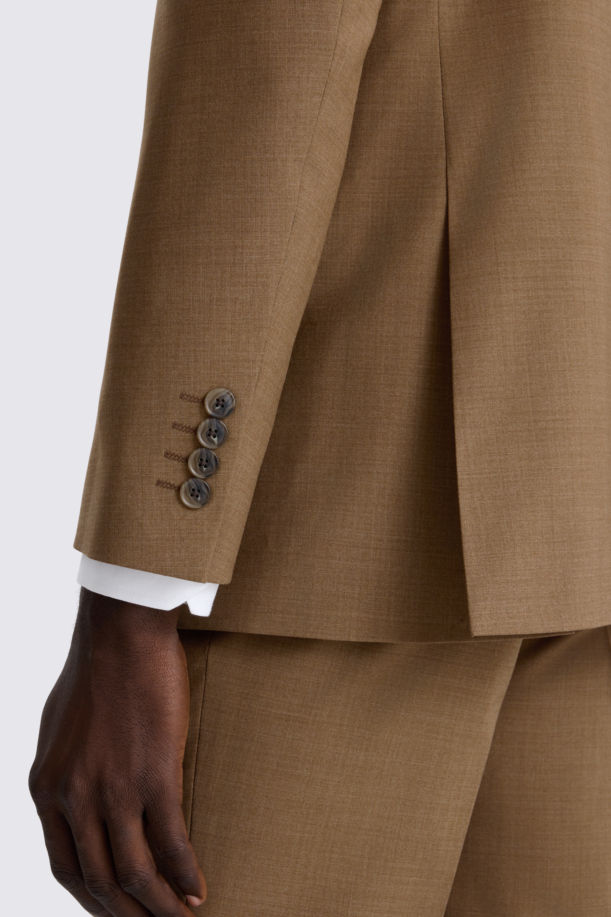 Tailored Fit Chestnut Performance Jacket