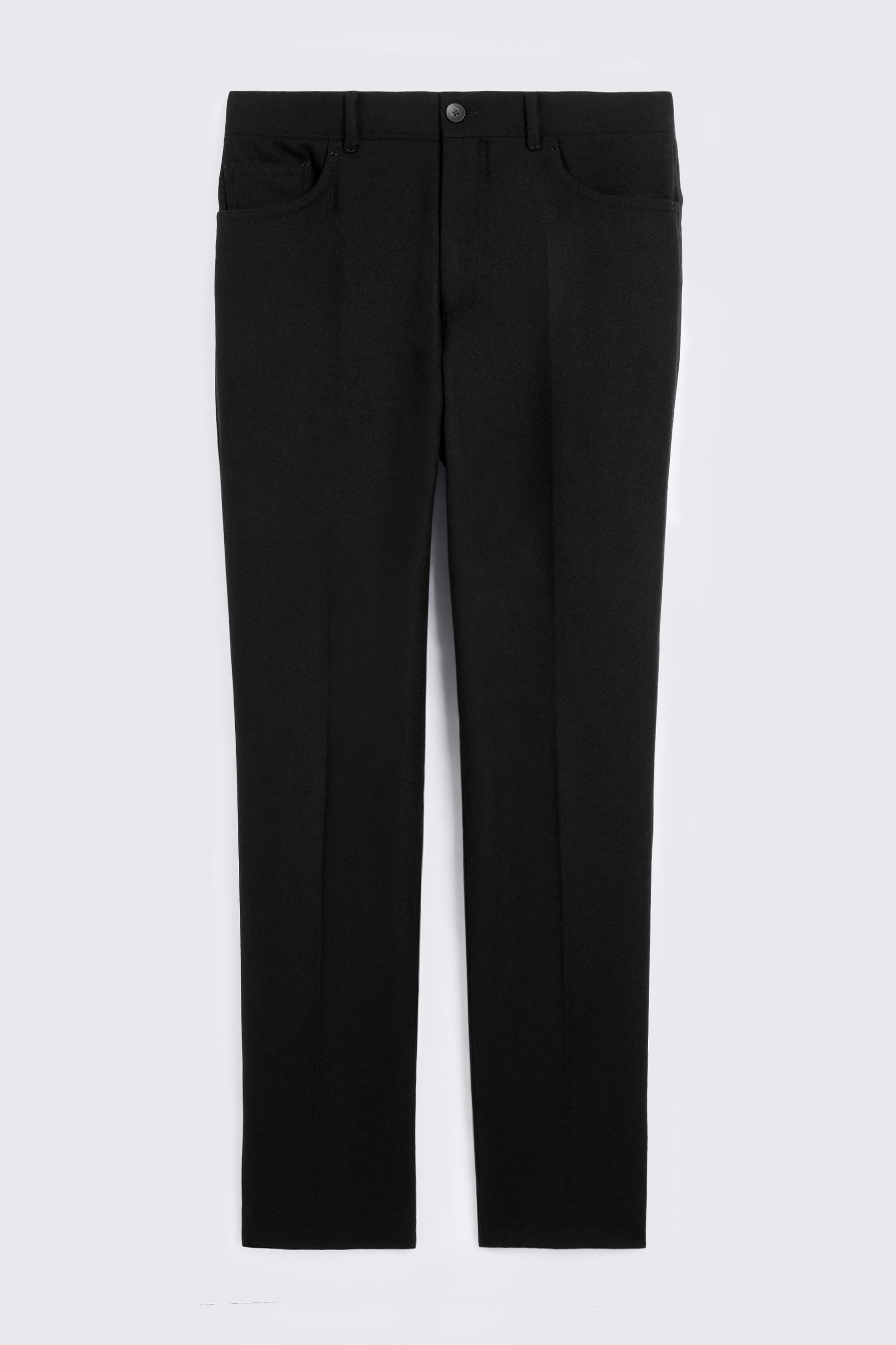Black 5 Pocket Trousers