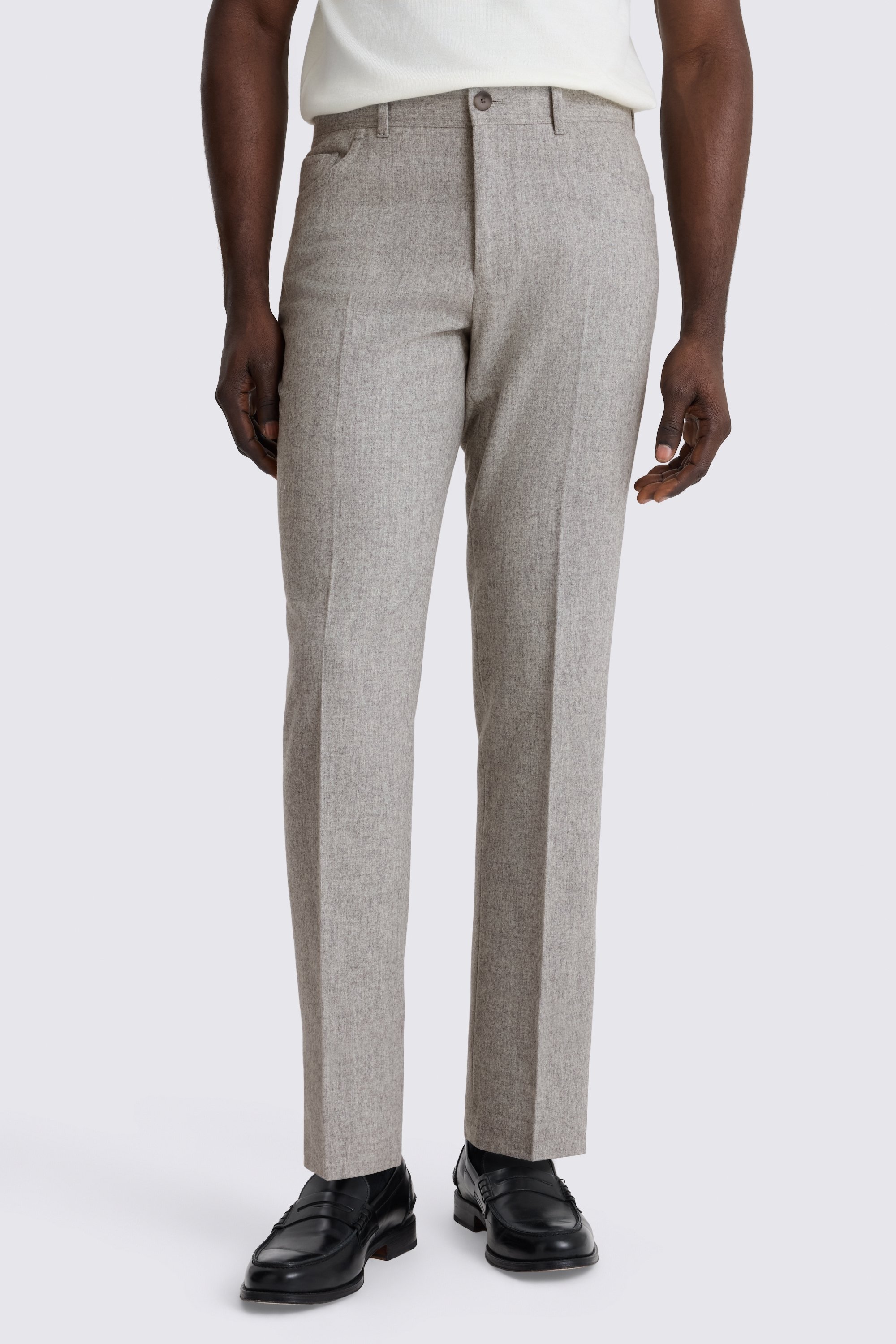 Light Grey 5 Pocket Trousers