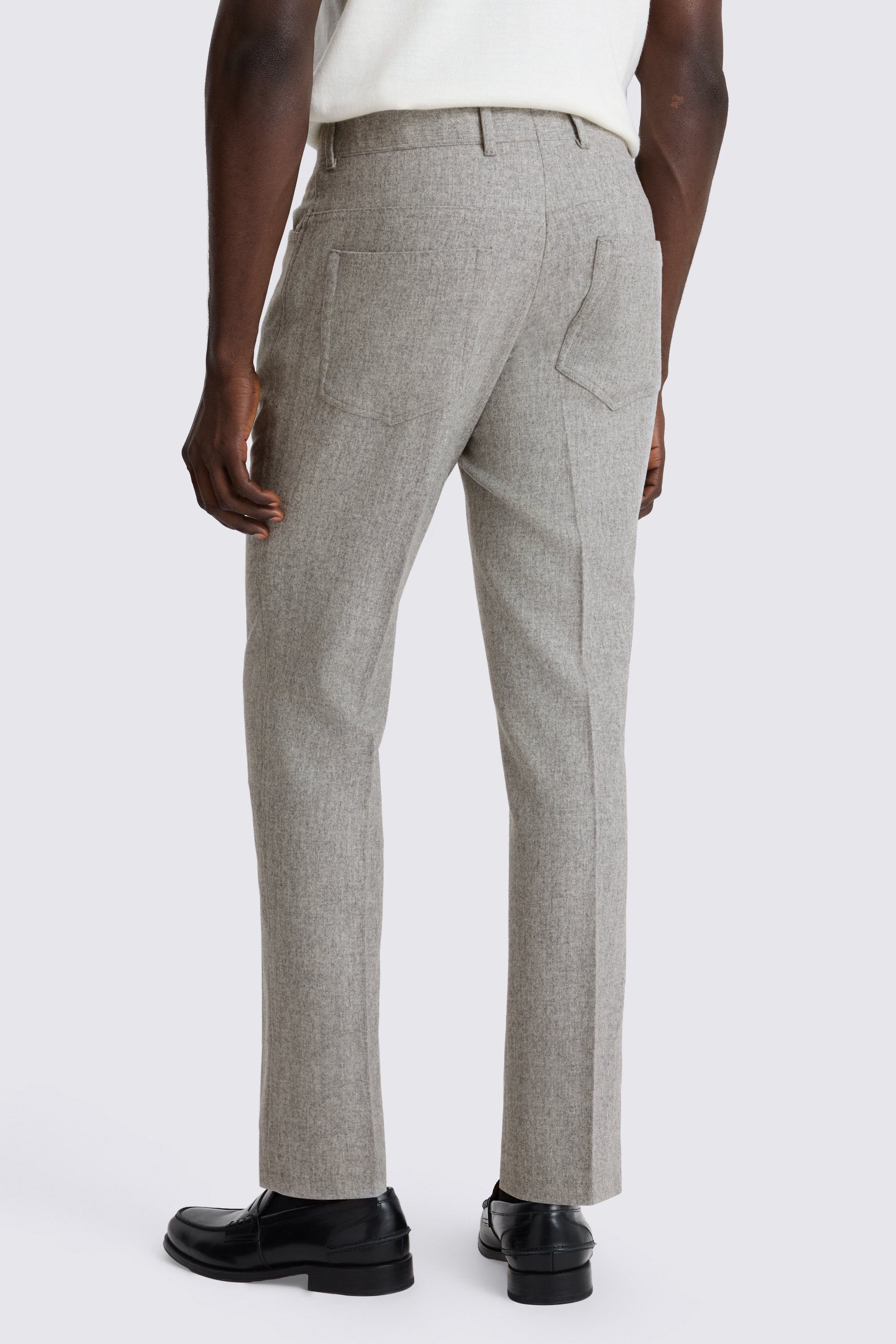 Light Grey 5 Pocket Trousers