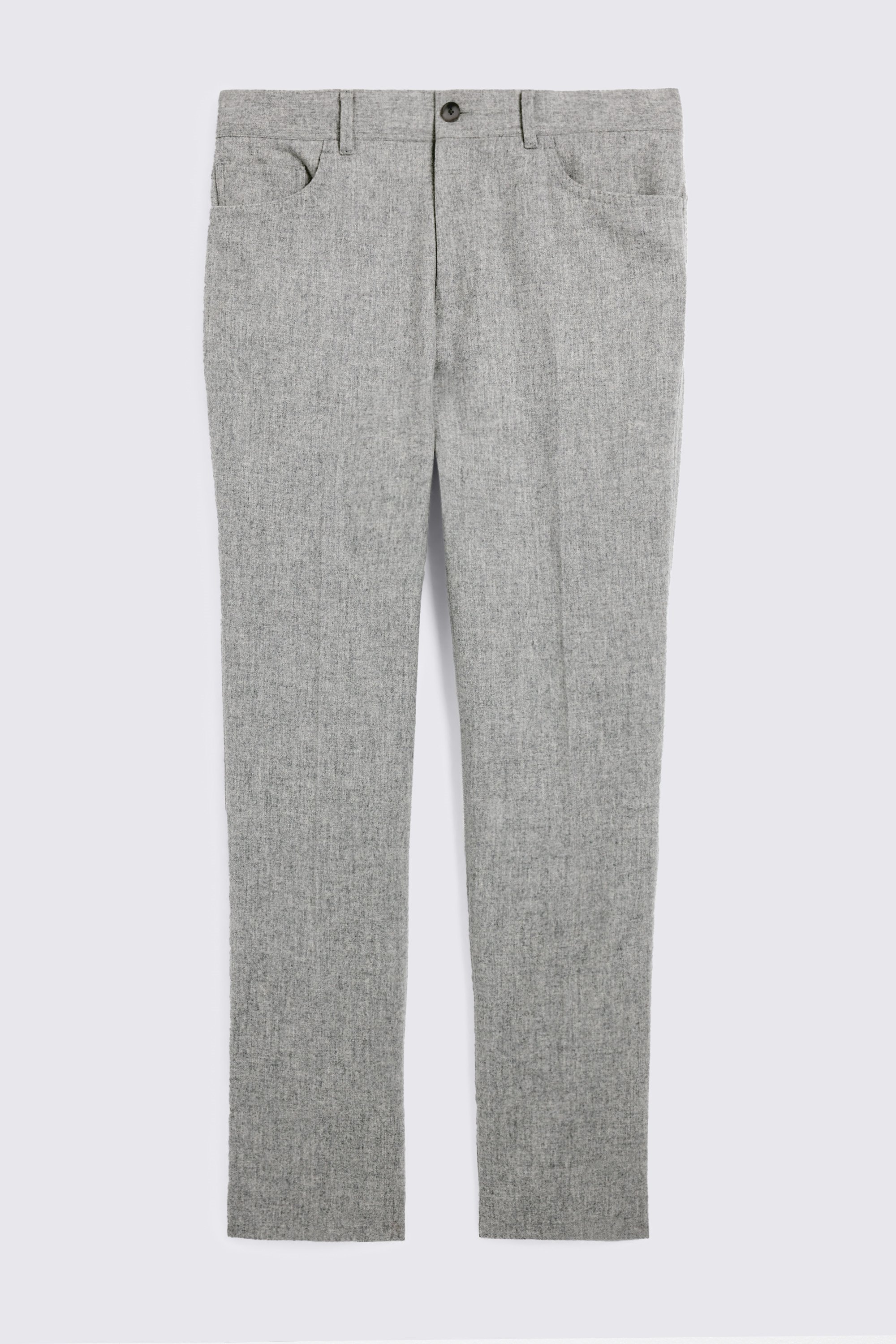Light Grey 5 Pocket Trousers