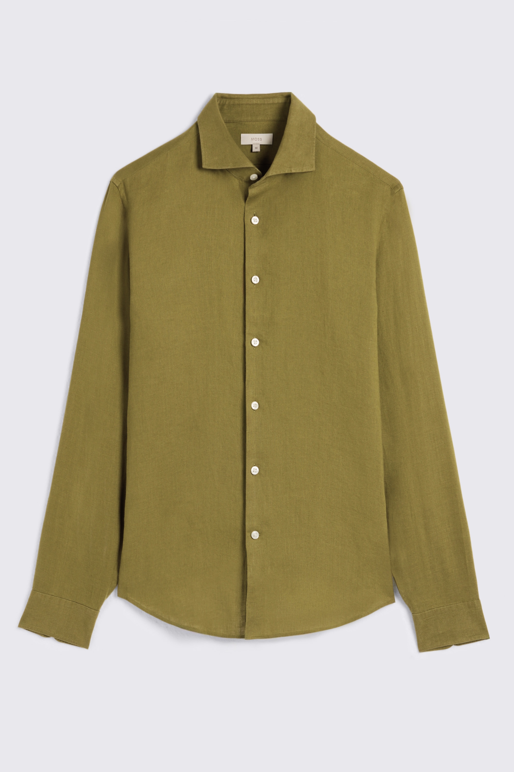 Olive Linen Shirt