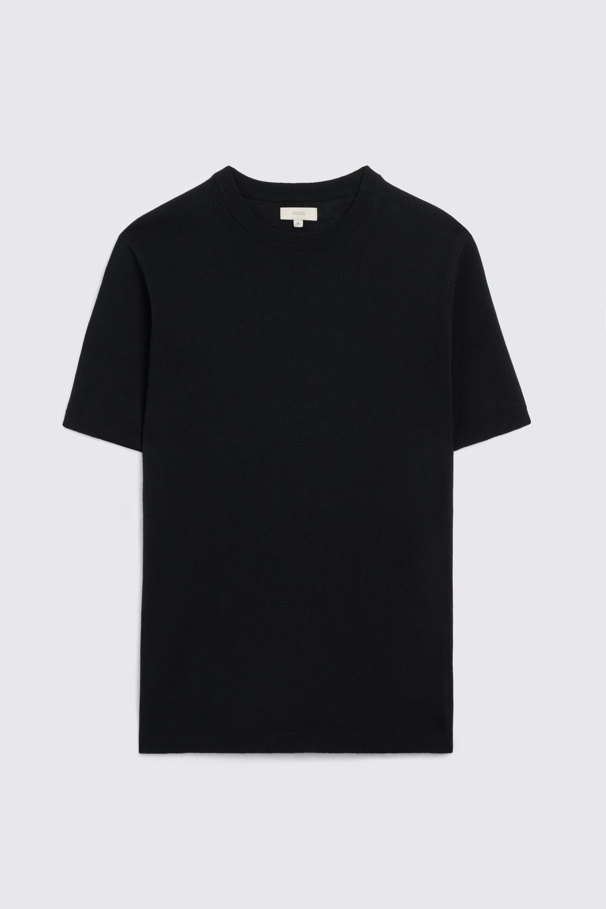 Linen Blend Black T-shirt