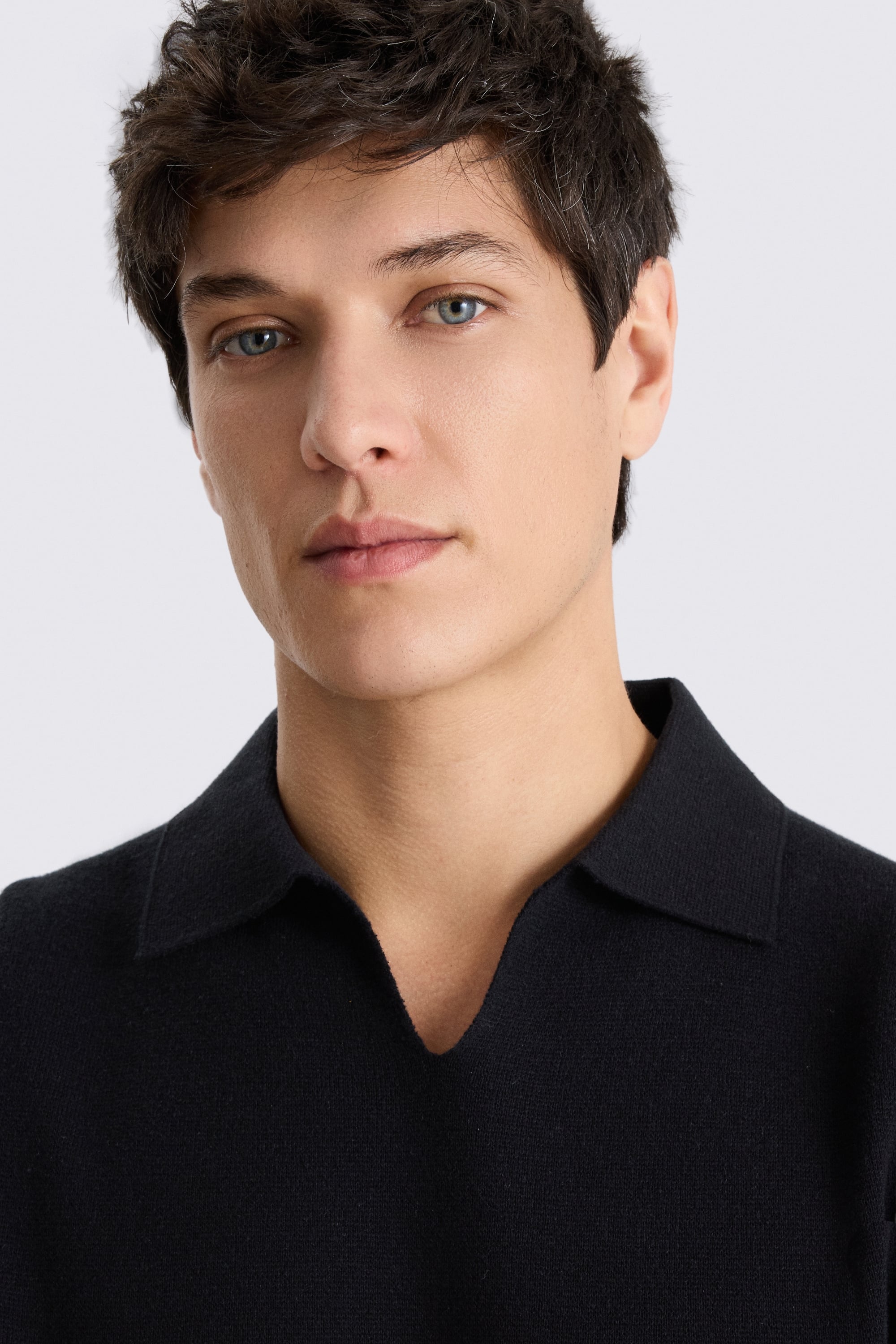 Linen Blend Black Milano Skipper