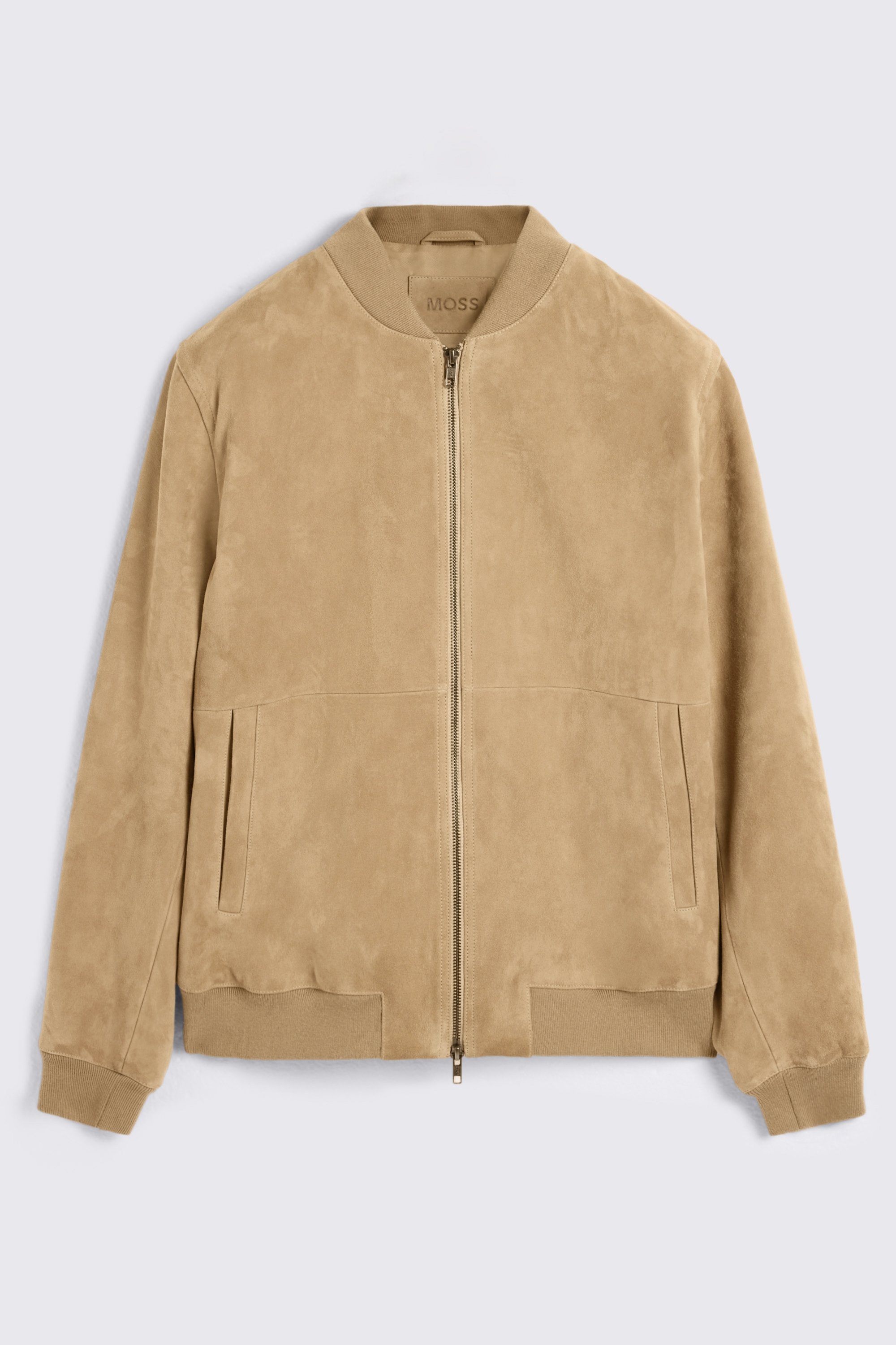 Camel Suede Bomber 