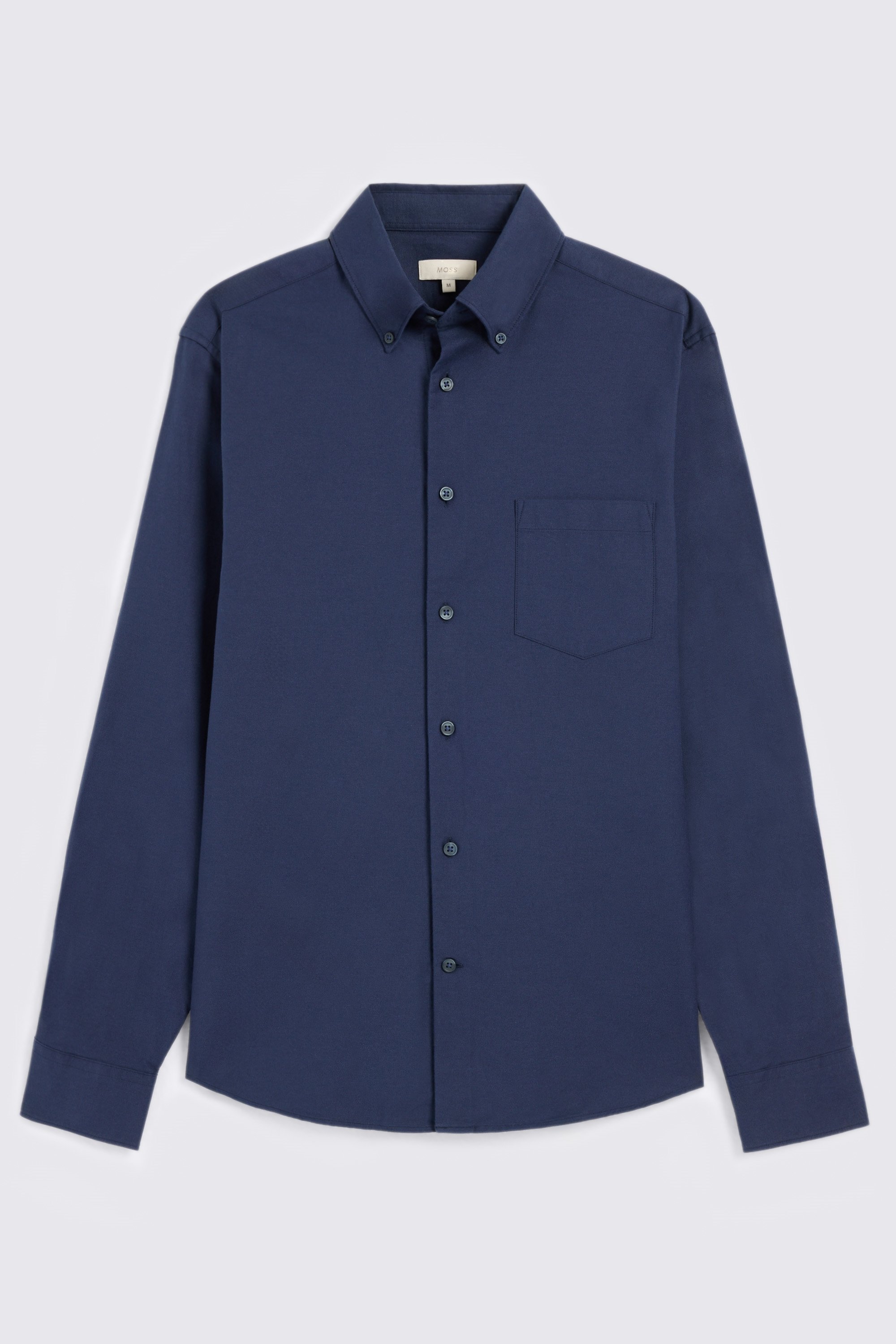 Navy Washed Oxford Shirt